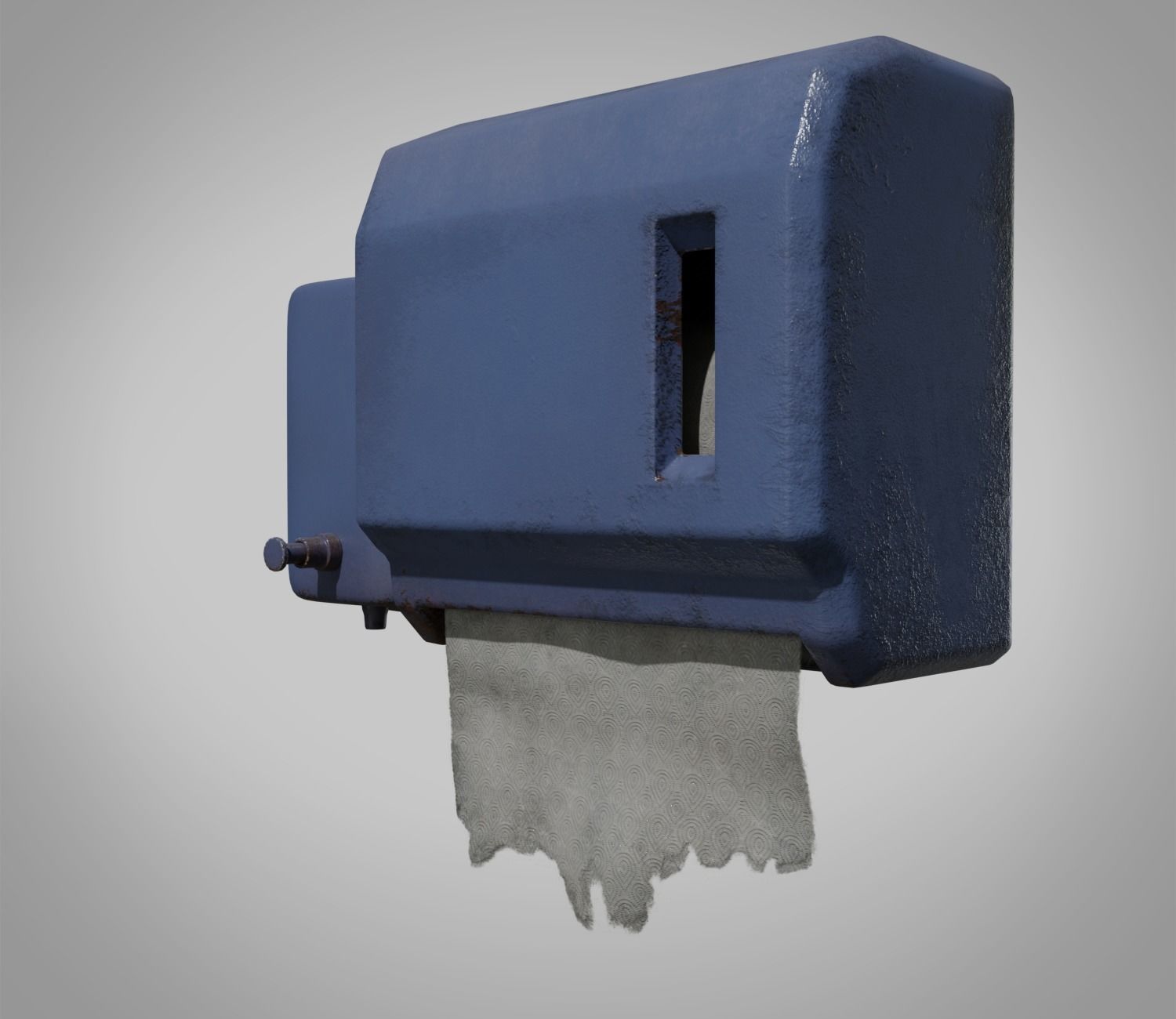 ToiletRollBox Low-poly 3D model_1
