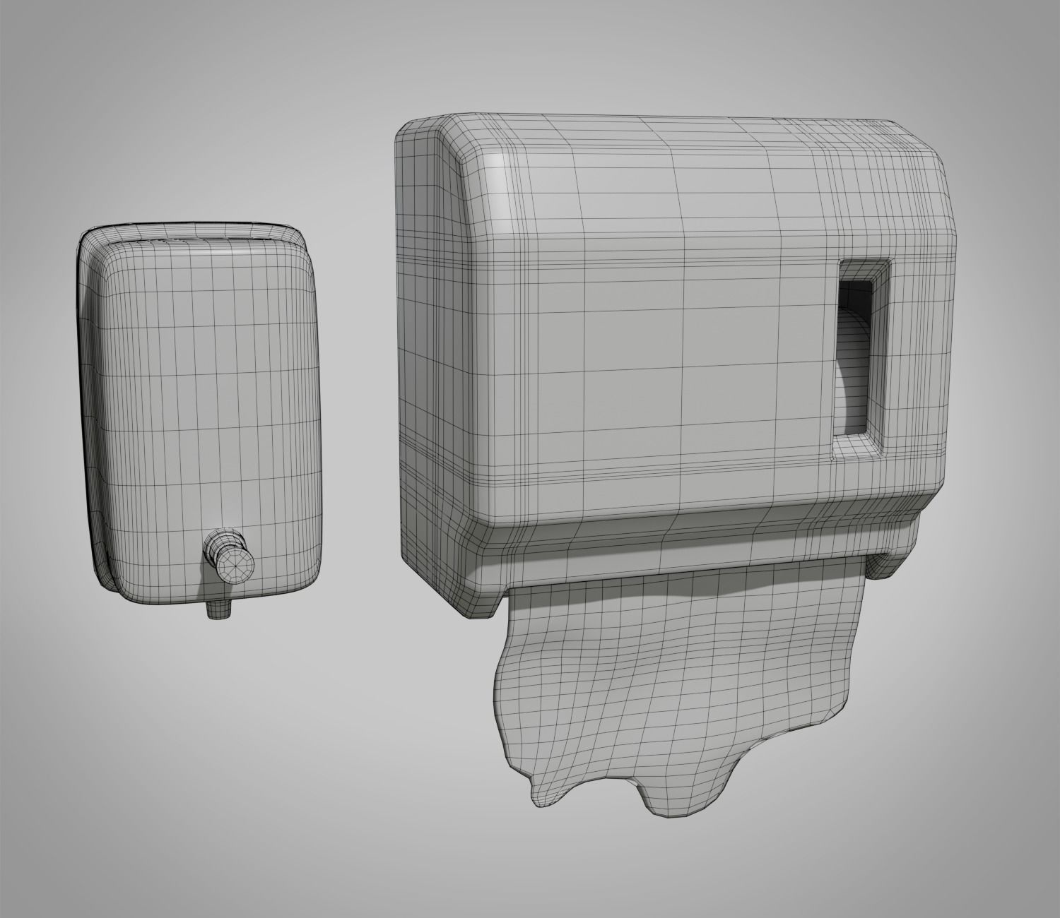 ToiletRollBox Low-poly 3D model_5