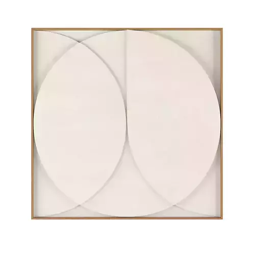 Circle bas-relief poster