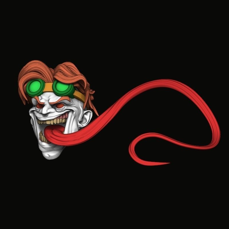 toad xmen heads 3D print model_1