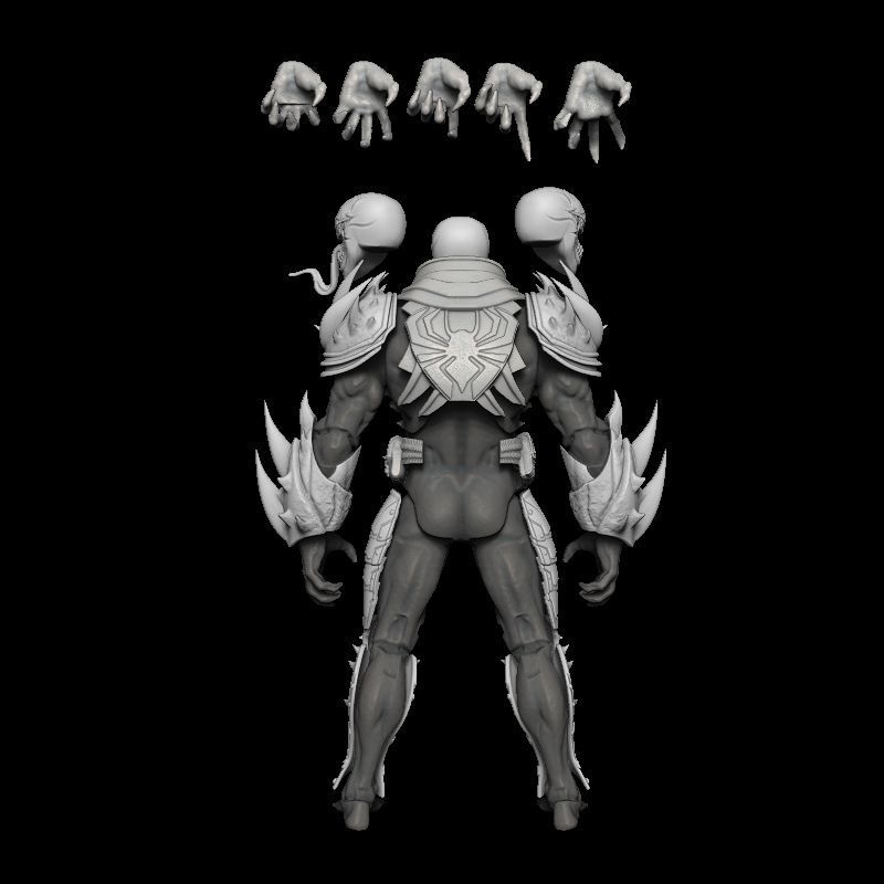 agent venom 3D print model_2