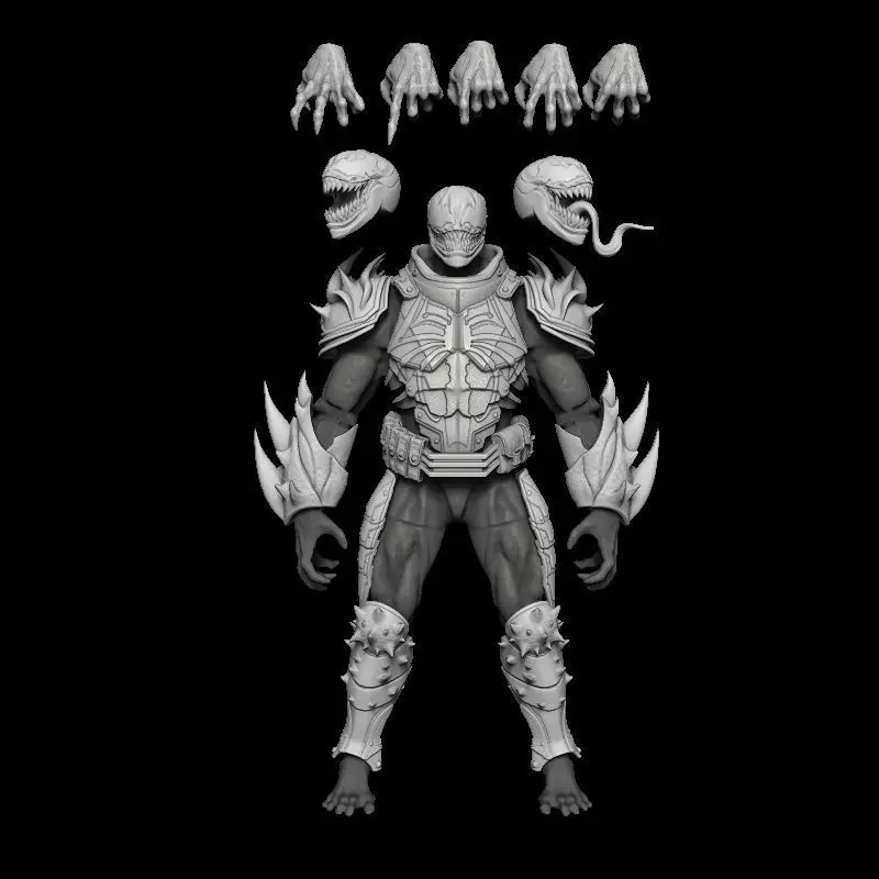 agent venom 3D print model_0