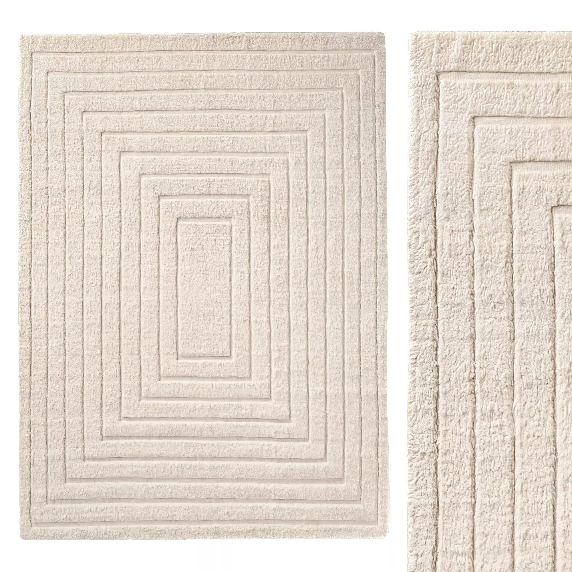 RAZA WOOL RUG 3D model_0