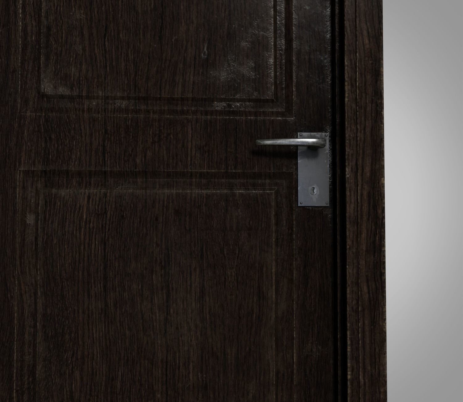 Bathroom door Low-poly 3D model_6