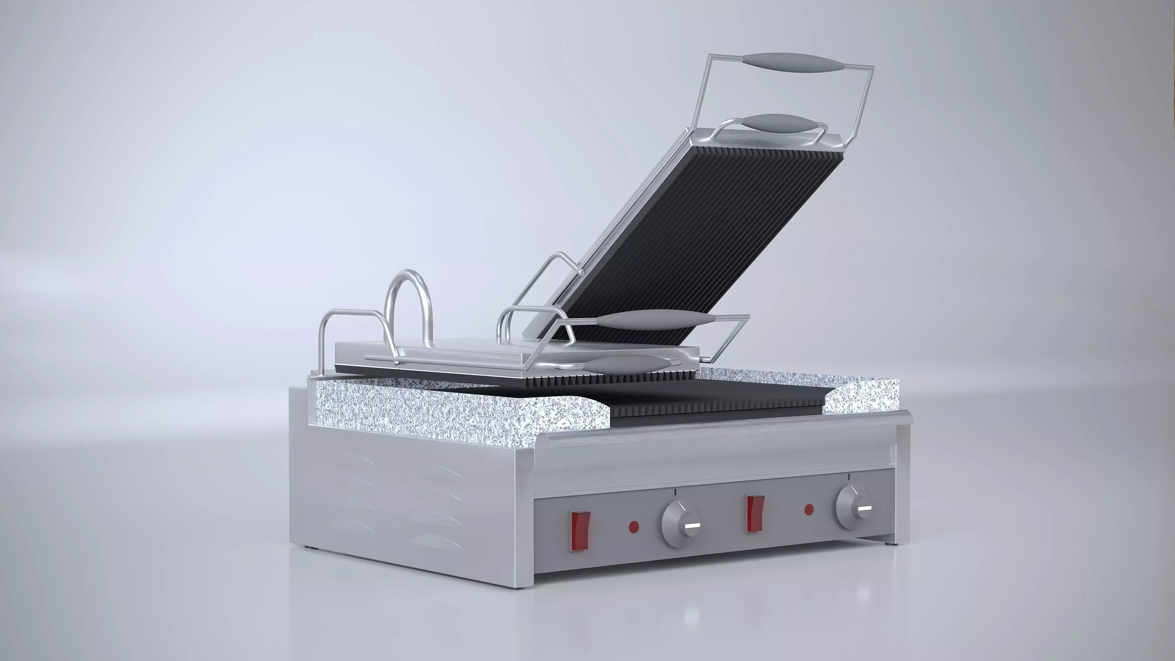 INDUSTRIAL DOUBLE TOAST MACHINE 3D model_0