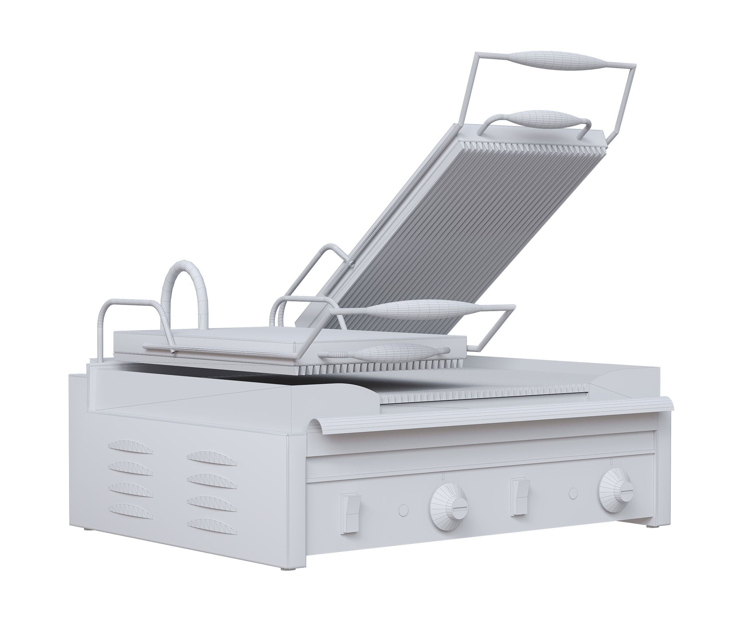 INDUSTRIAL DOUBLE TOAST MACHINE 3D model_4