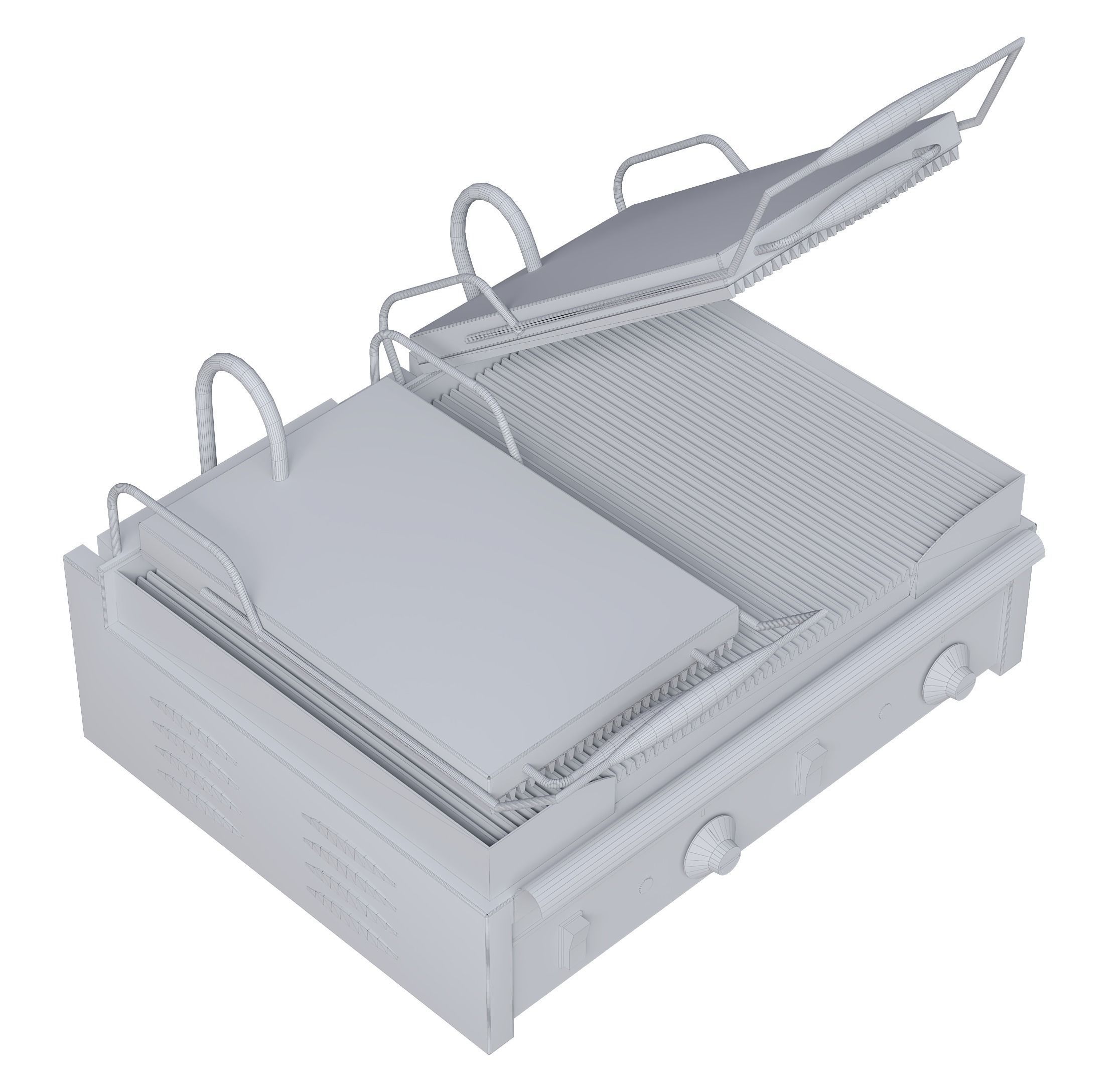 INDUSTRIAL DOUBLE TOAST MACHINE 3D model_6