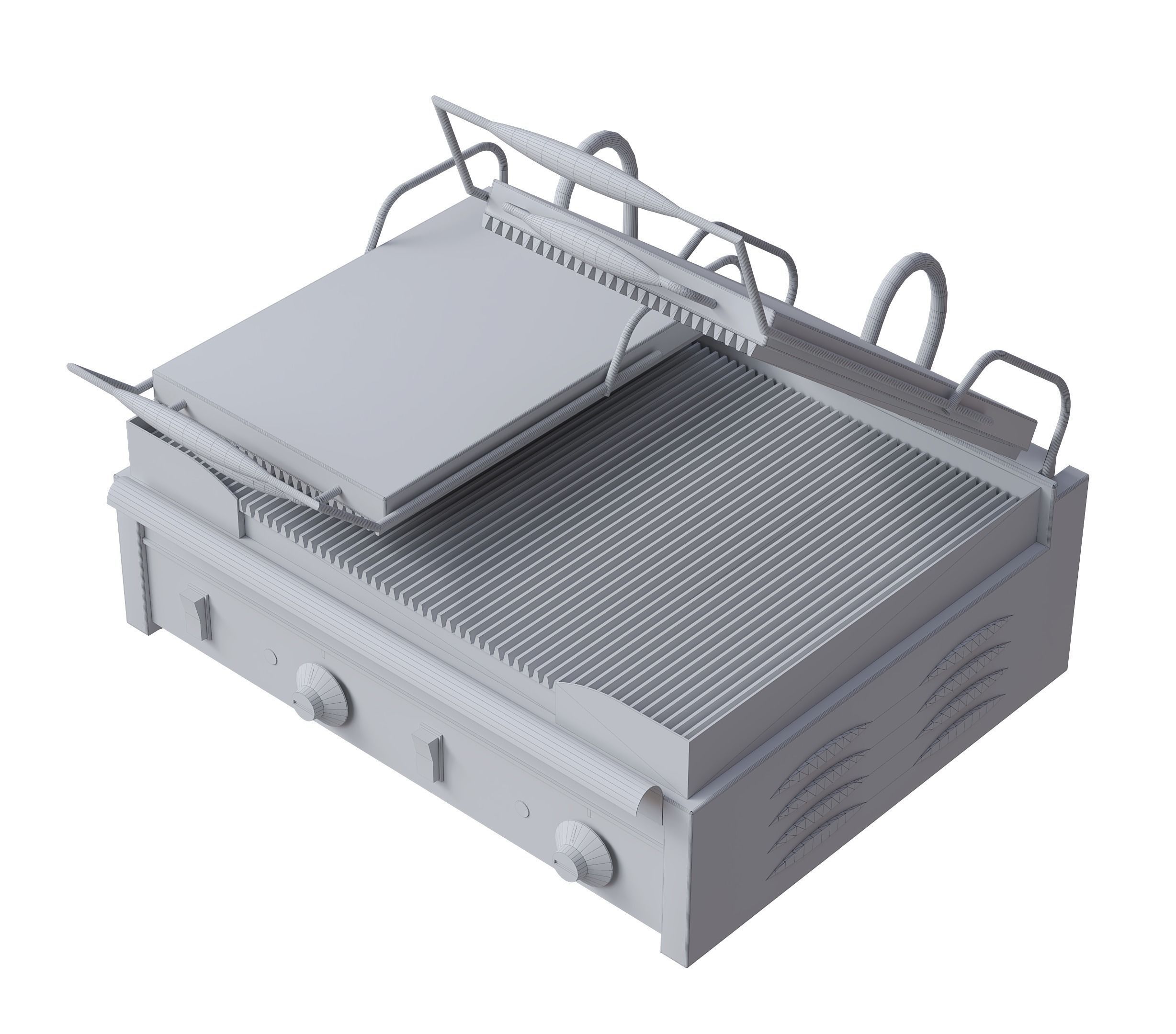 INDUSTRIAL DOUBLE TOAST MACHINE 3D model_7