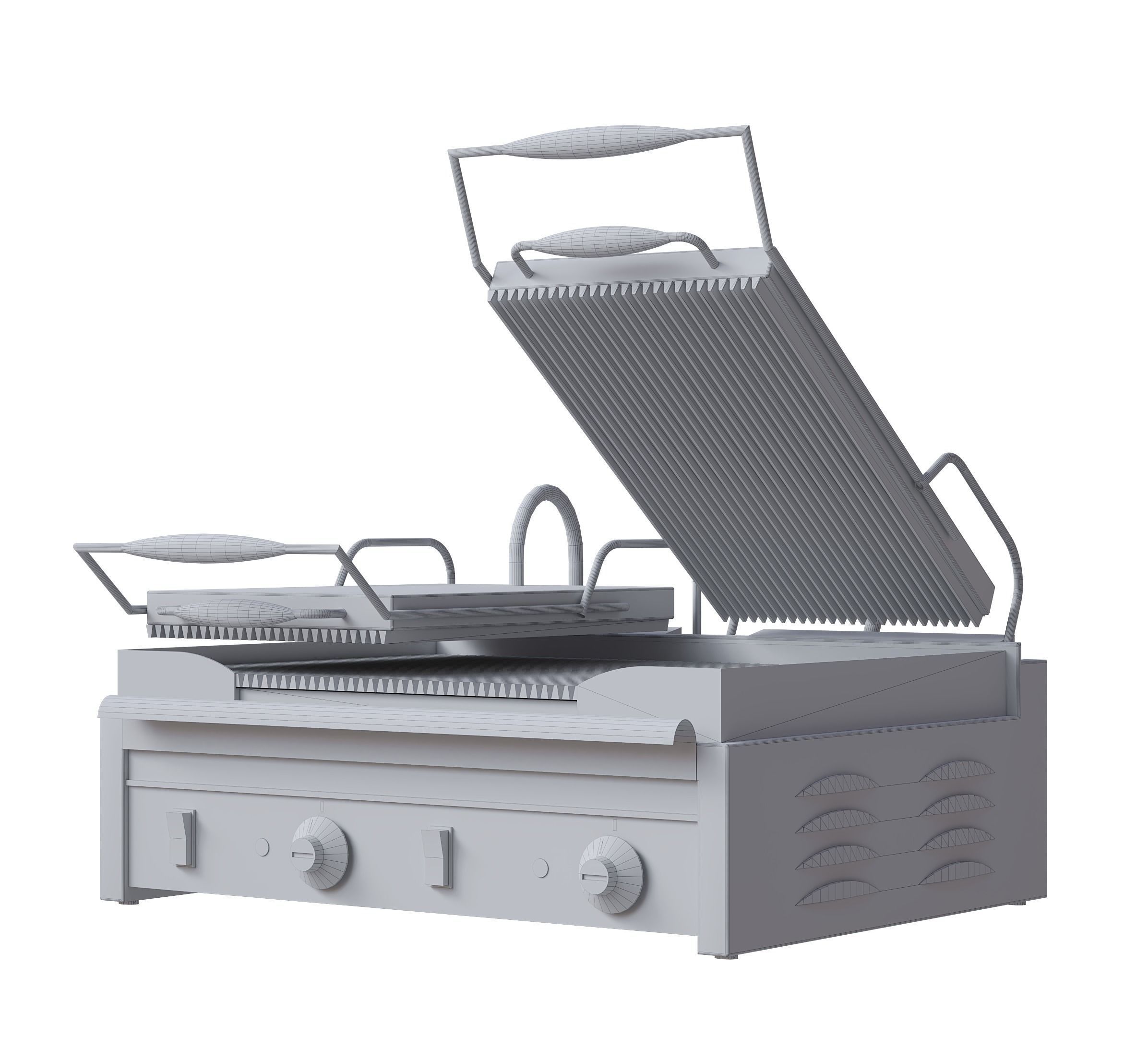 INDUSTRIAL DOUBLE TOAST MACHINE 3D model_8