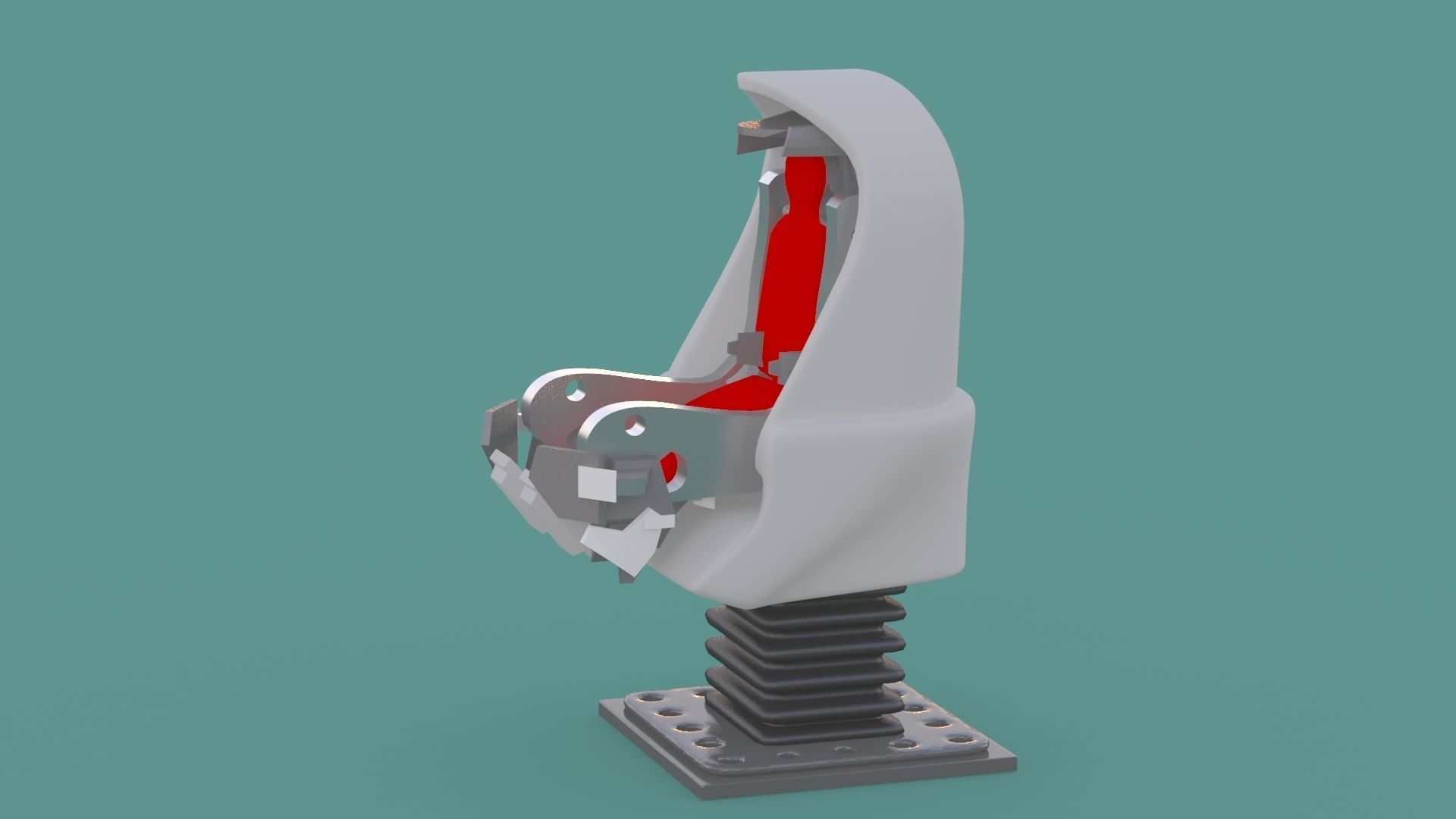 vr egg cinema science gameready glasses interactive machinery  3D model_1