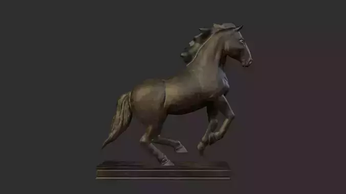 carving horse and marble stone sculpture statue 