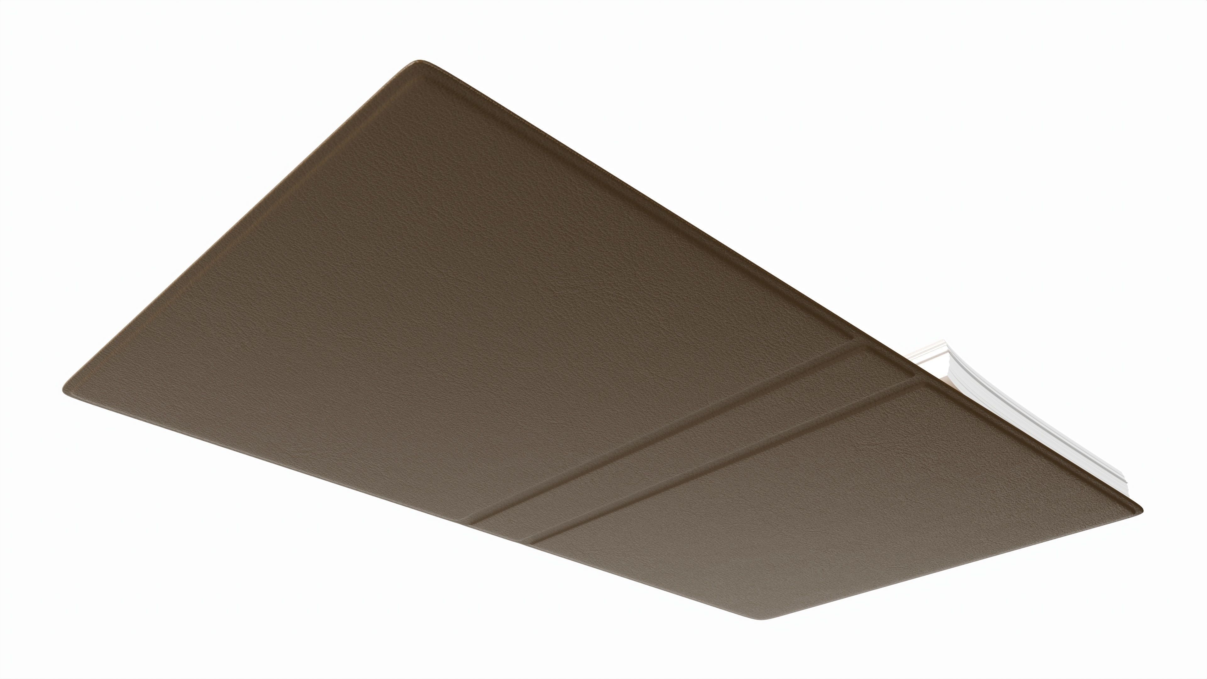 Office document binder mockup 02 open 3D model_3