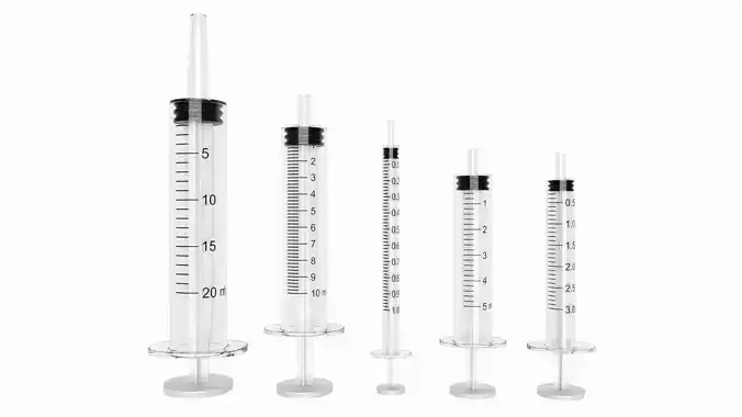 Plastic Syringes 1ml  3ml  5ml  10ml  20ml