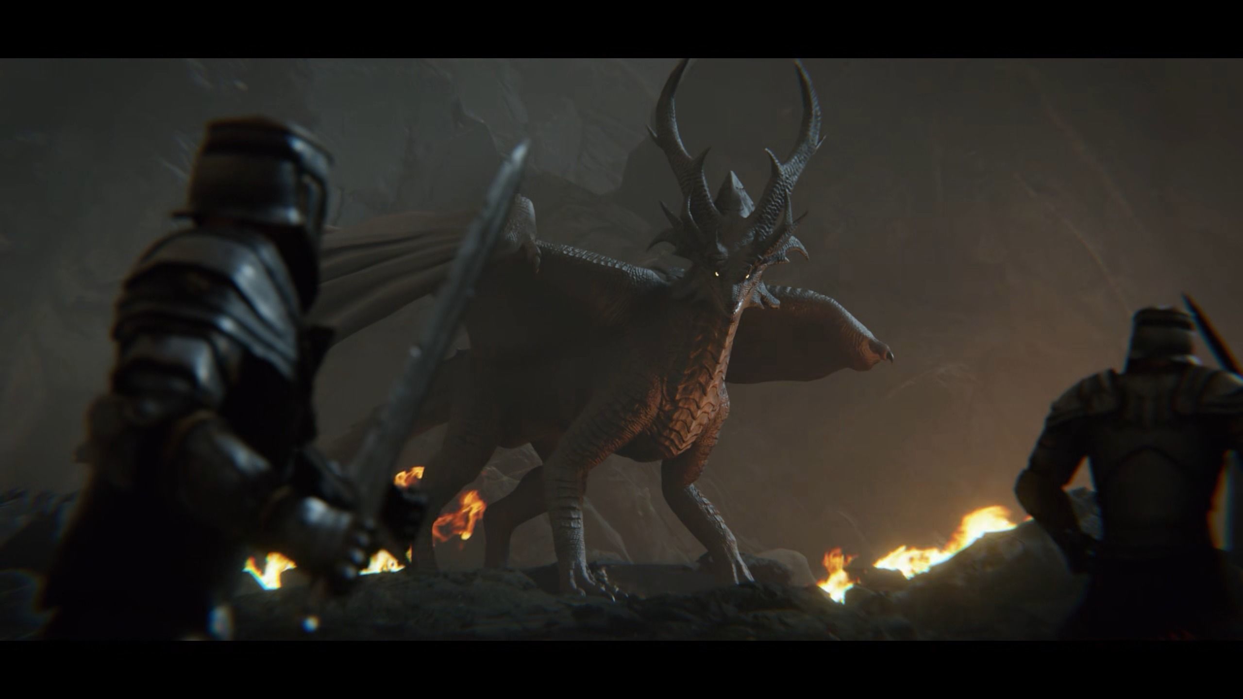 Hellfire Dragon Low-poly 3D model_26