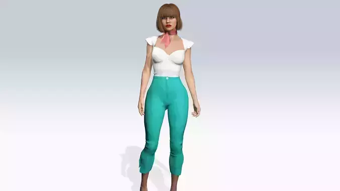 Rockabilly girl - Fully Rigged