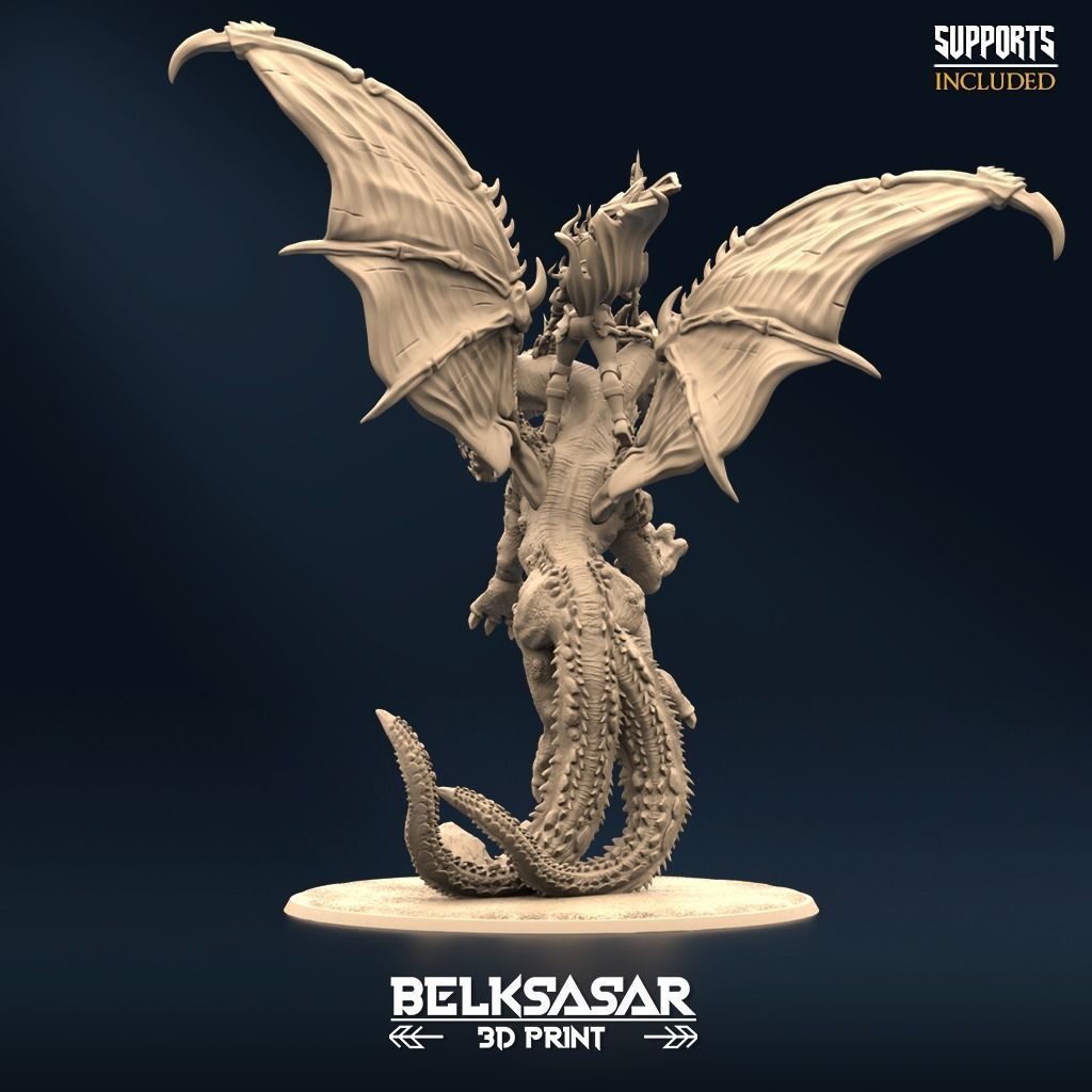 Destruction Dragon 3D print model_3