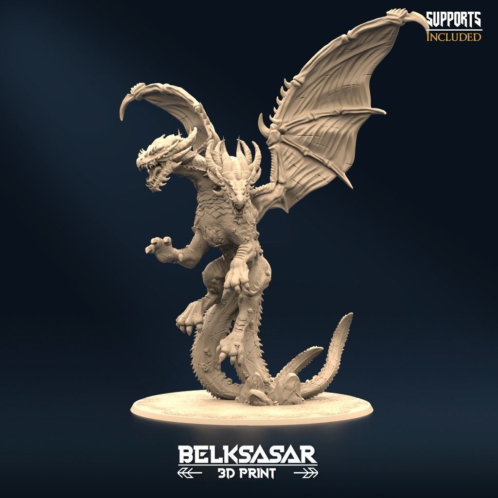 Destruction Dragon 3D print model_6