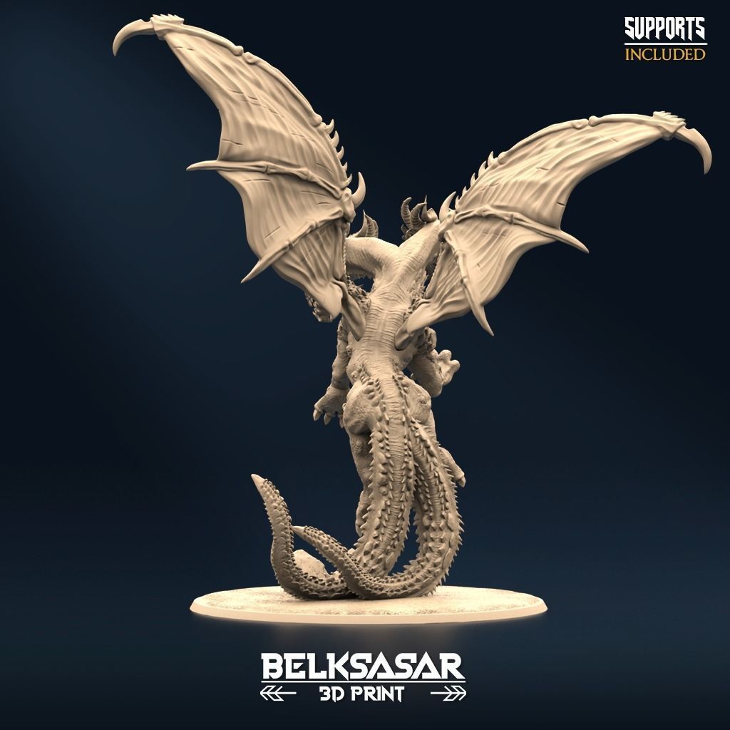 Destruction Dragon 3D print model_7
