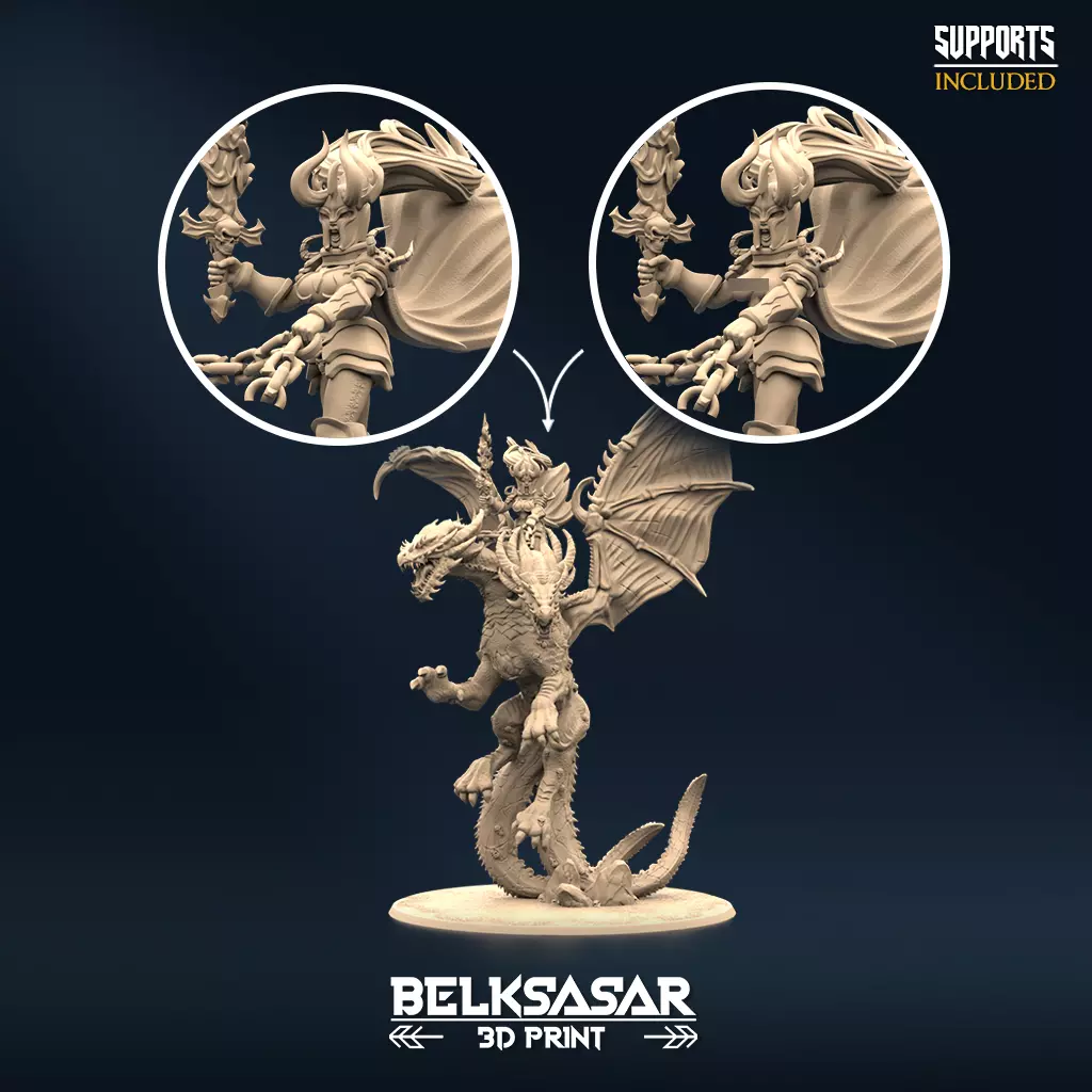 Destruction Dragon 3D print model_0