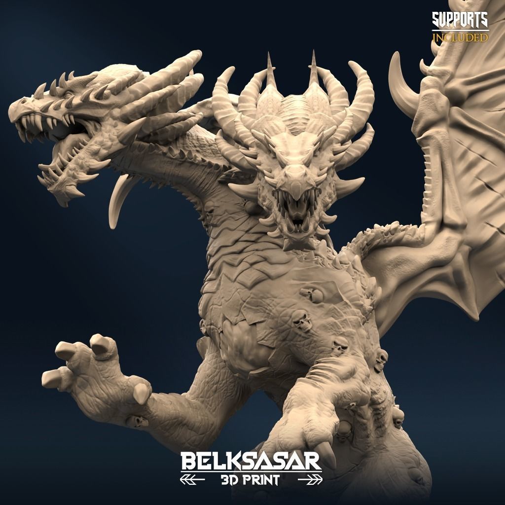 Destruction Dragon 3D print model_9