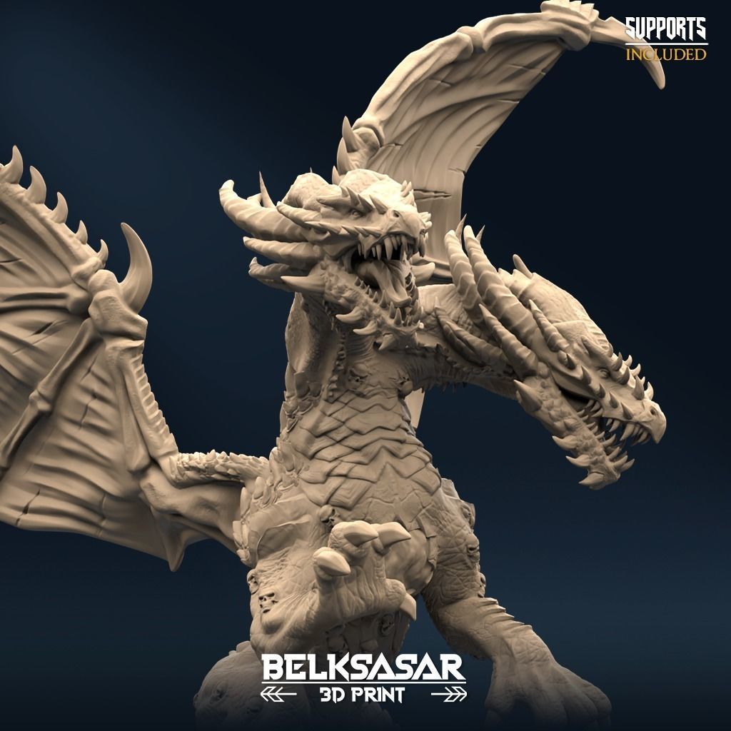 Destruction Dragon 3D print model_8