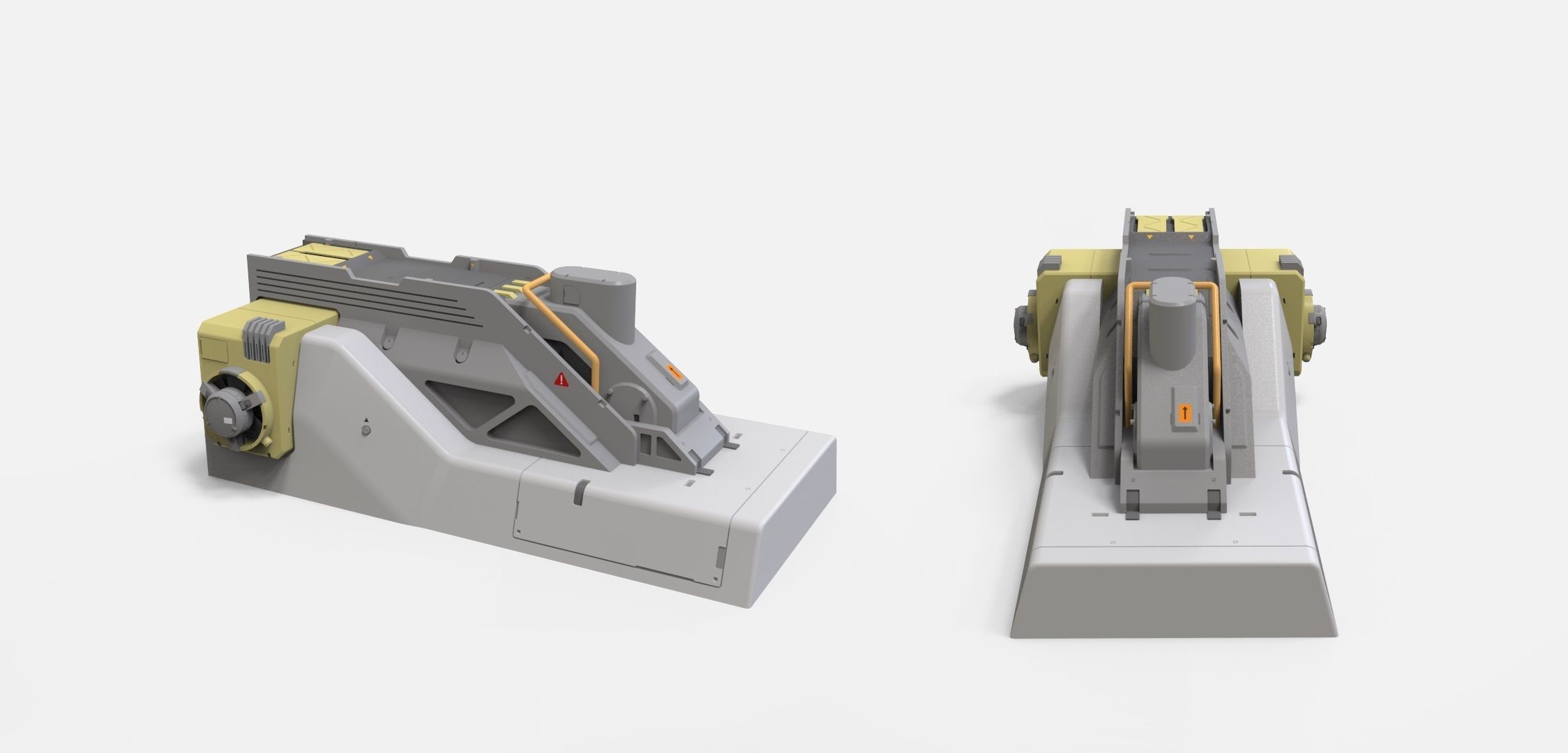 sci-fi Architecture kitbash 48 3D model_13