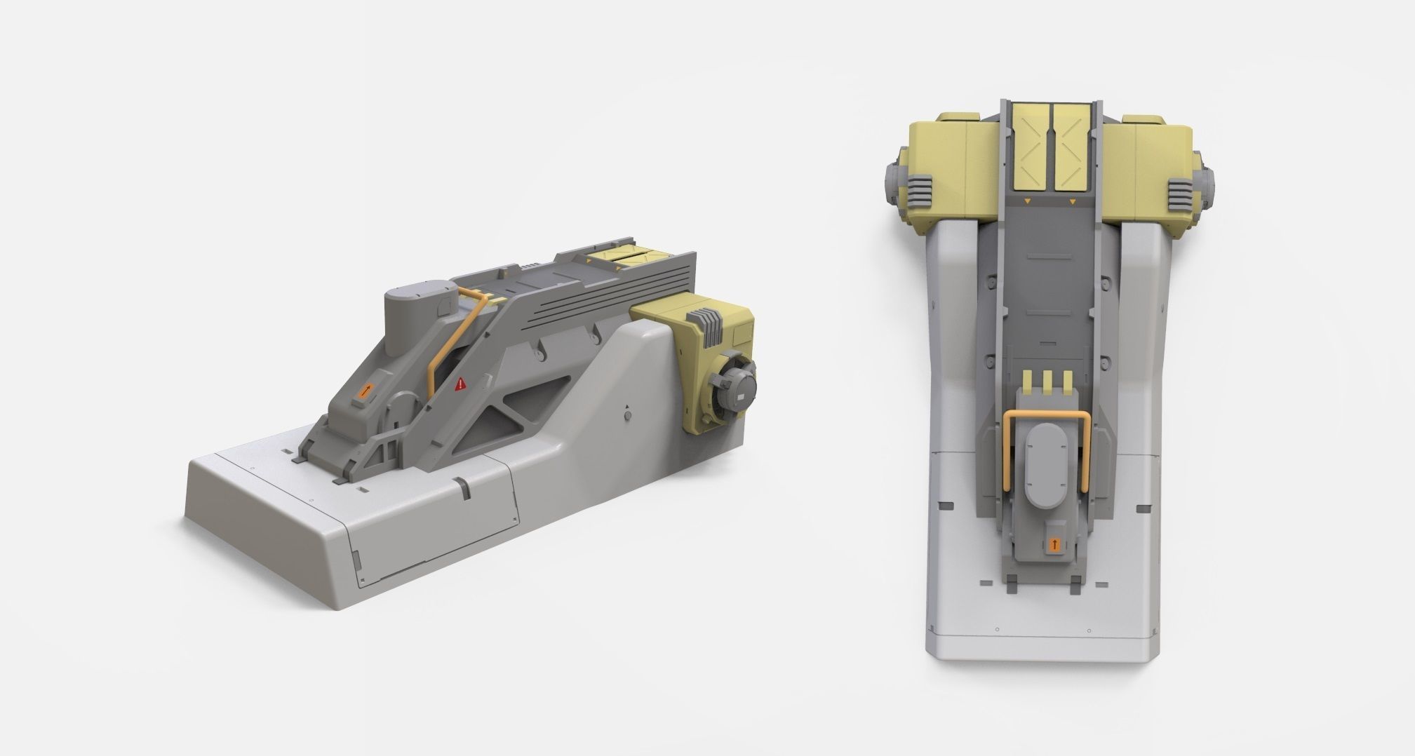 sci-fi Architecture kitbash 48 3D model_14