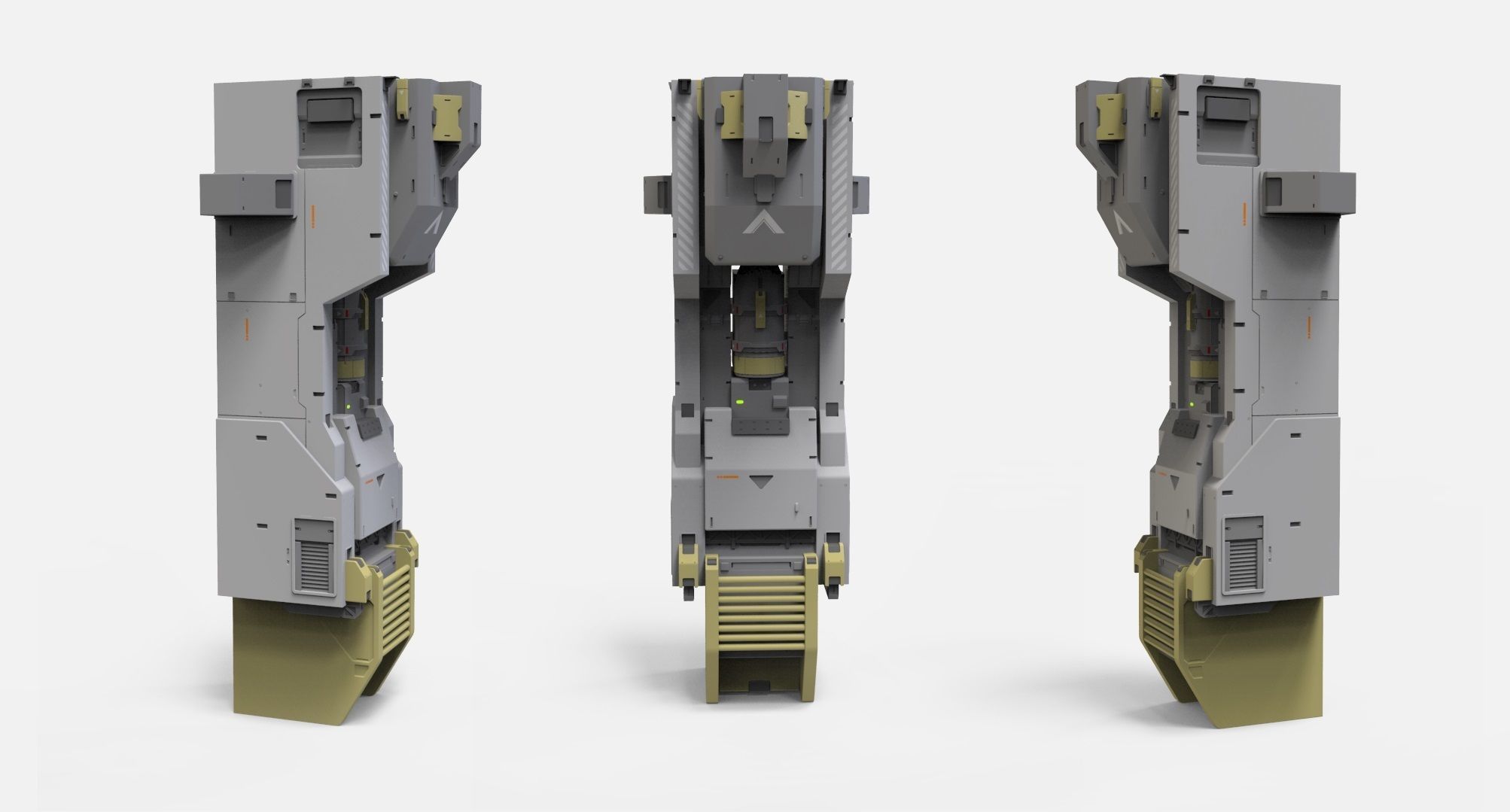 sci-fi Architecture kitbash 48 3D model_3