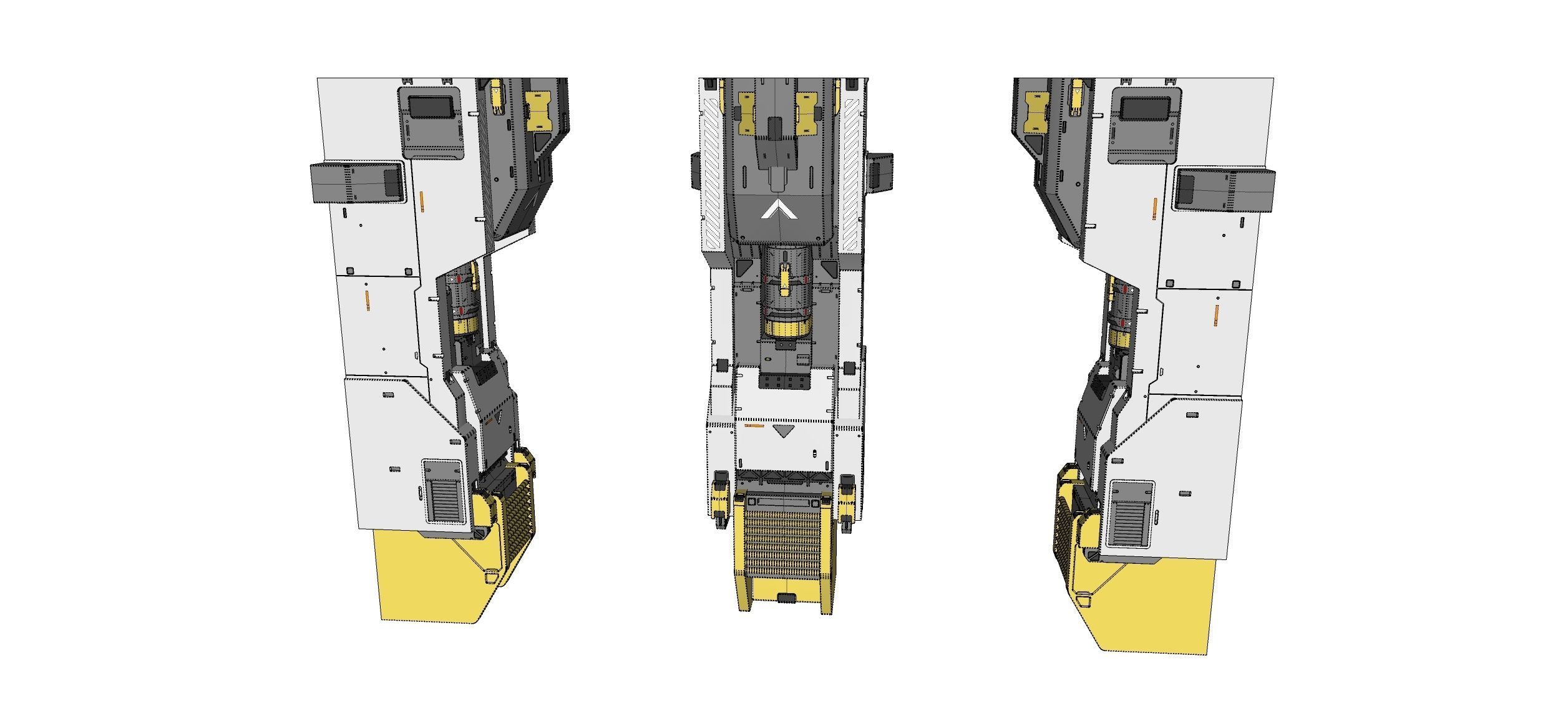 sci-fi Architecture kitbash 48 3D model_20