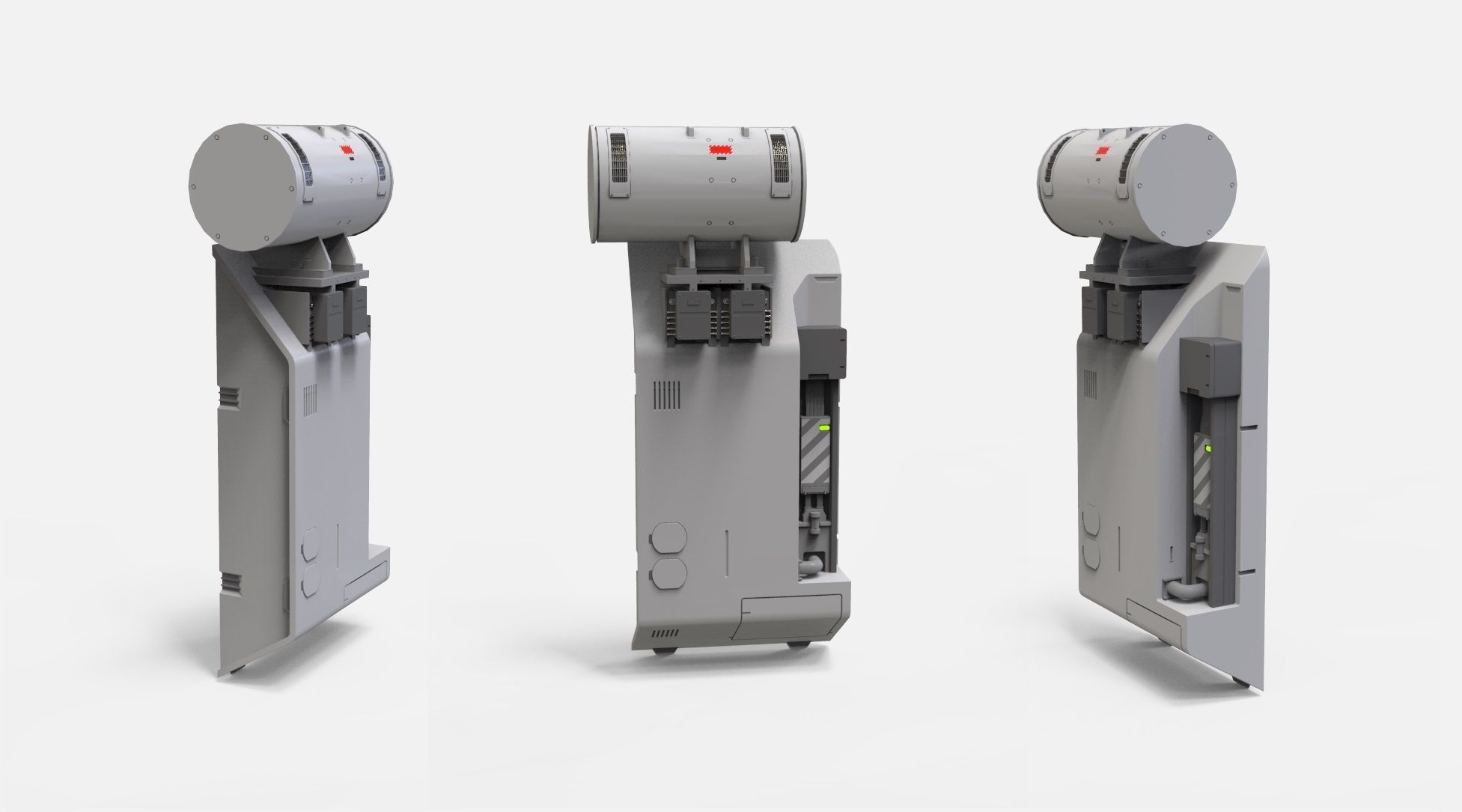 sci-fi Architecture kitbash 48 3D model_7