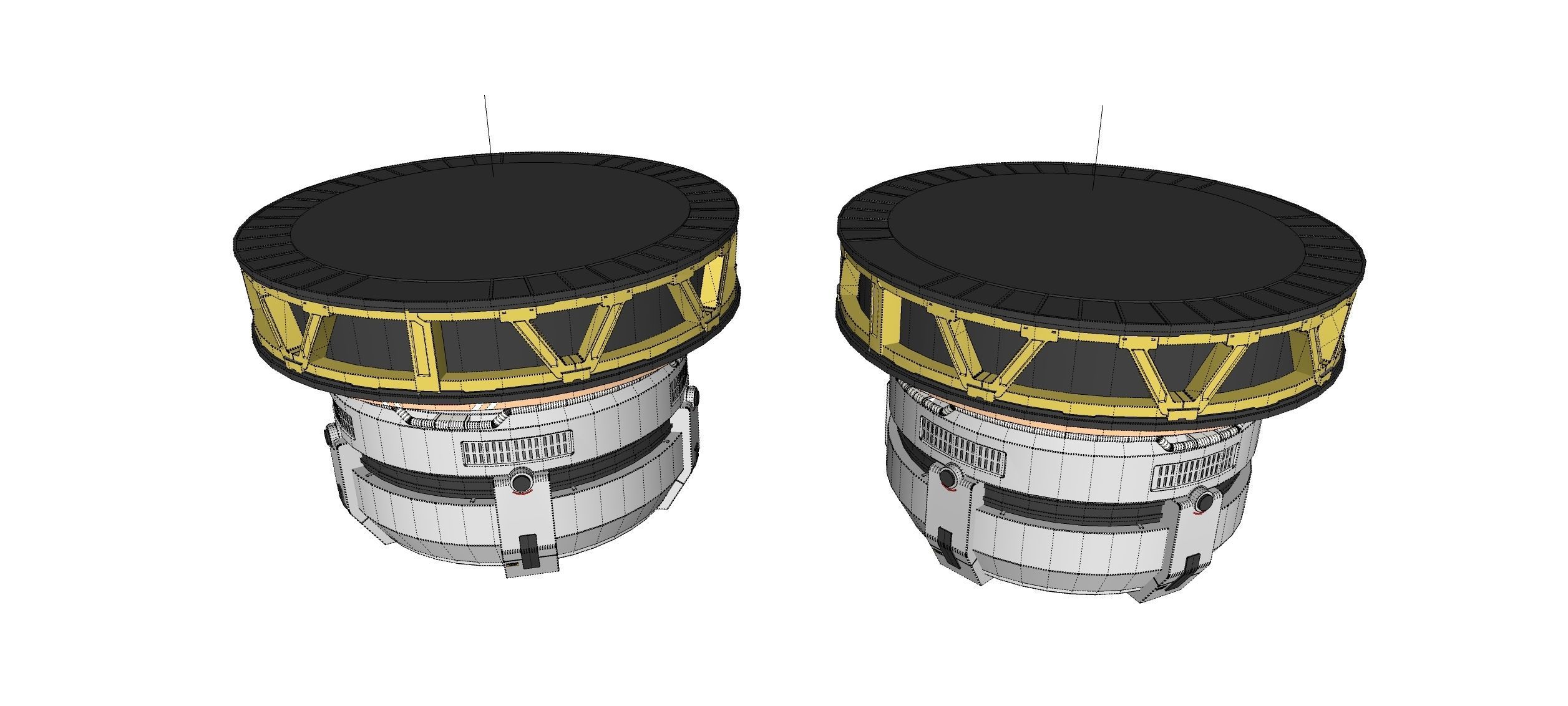 sci-fi Architecture kitbash 48 3D model_31