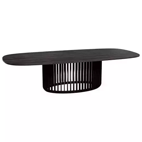 Juice TP 152 R Dining Table - Black Ash