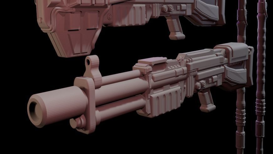 Cables Hyper Viper Beam-For Marvel Legends 3D print model_3