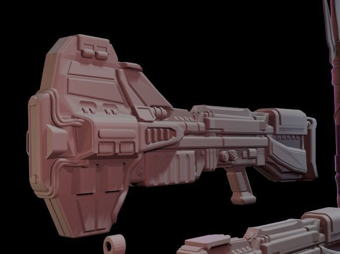 Cables Hyper Viper Beam-For Marvel Legends 3D print model_2