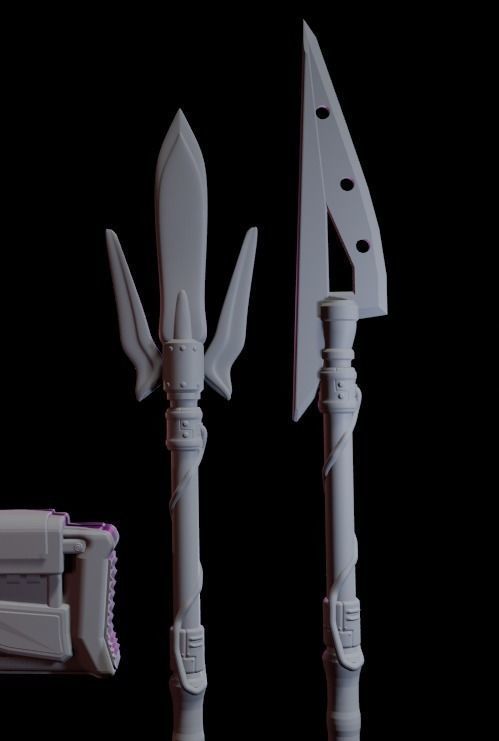 Cables Hyper Viper Beam-For Marvel Legends 3D print model_1