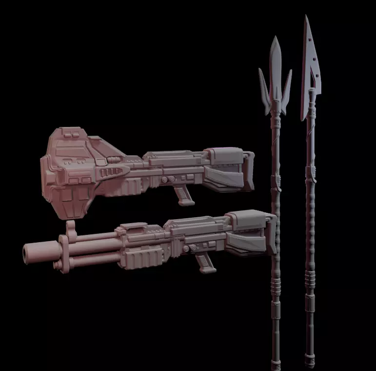 Cables Hyper Viper Beam-For Marvel Legends 3D print model_0