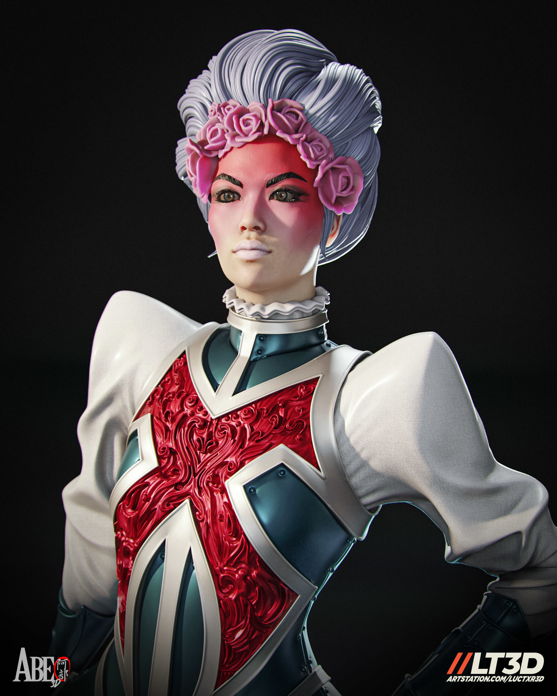 Captain Britain - Betsy Braddock Hellfire Gala 3D print model_4