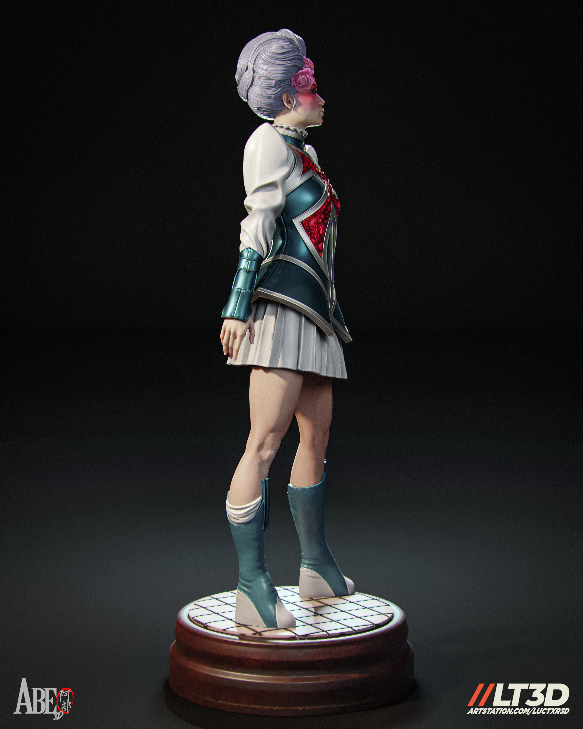 Captain Britain - Betsy Braddock Hellfire Gala 3D print model_1