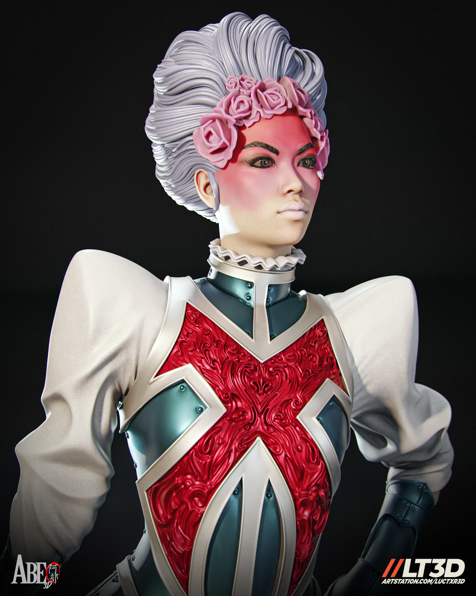 Captain Britain - Betsy Braddock Hellfire Gala 3D print model_5