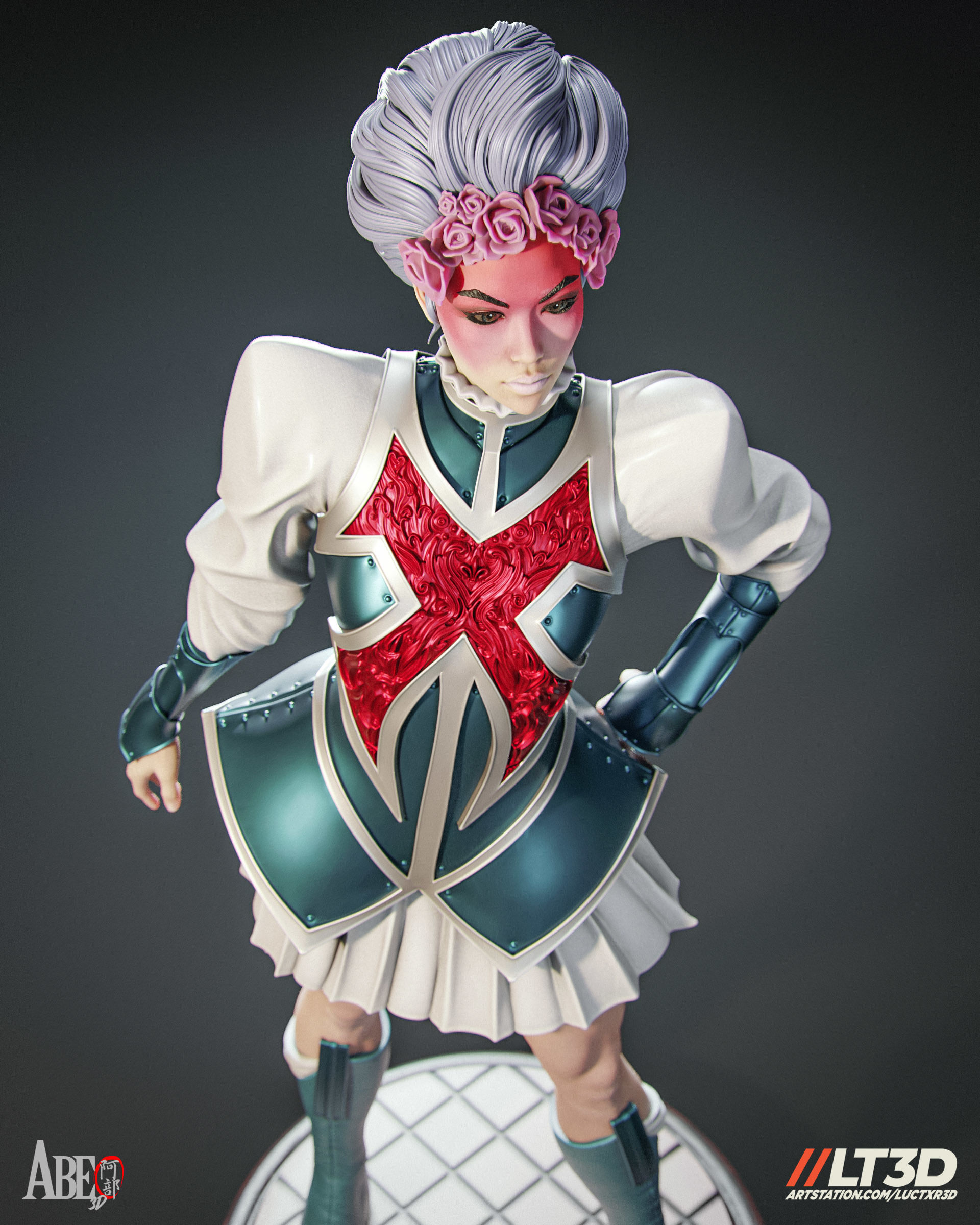 Captain Britain - Betsy Braddock Hellfire Gala 3D print model_10