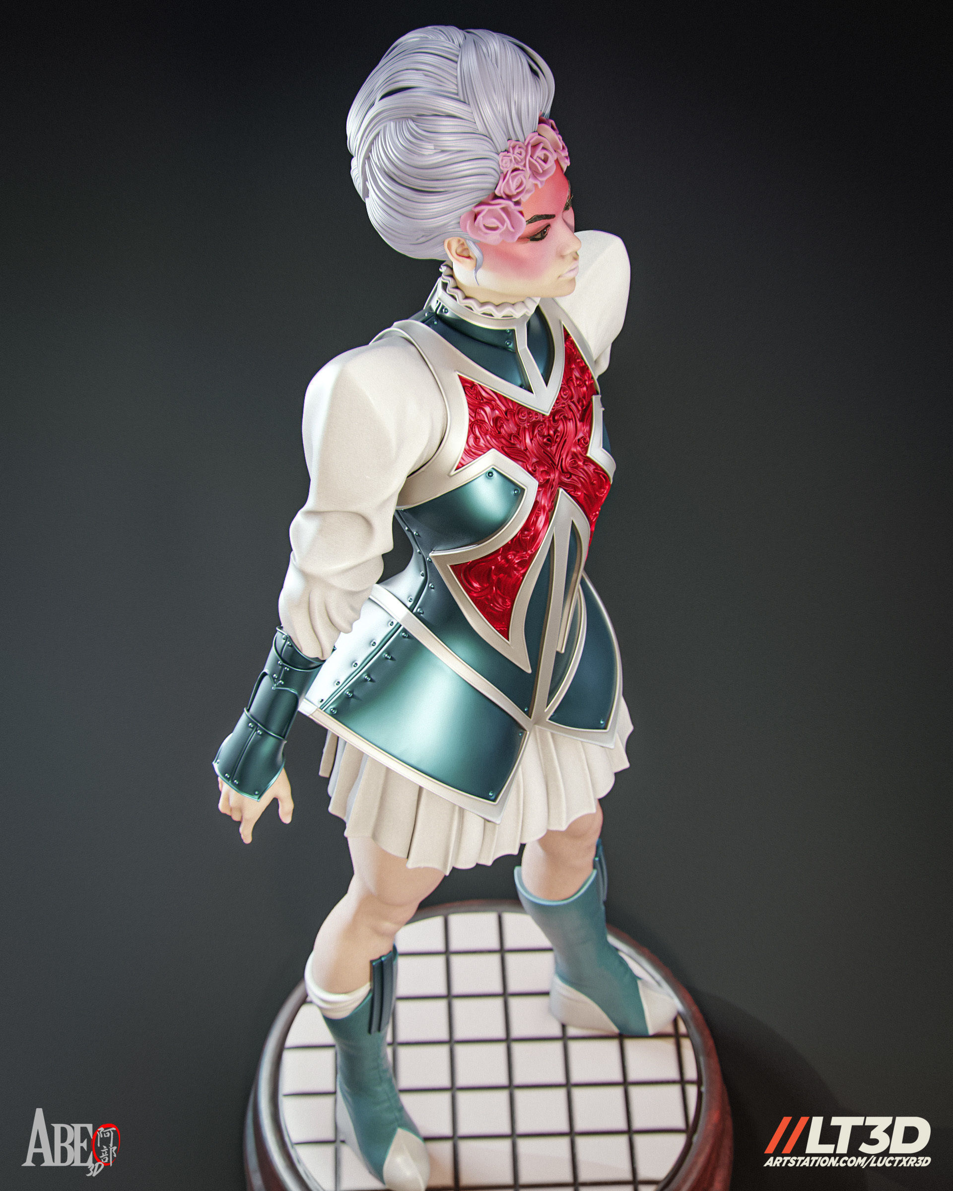 Captain Britain - Betsy Braddock Hellfire Gala 3D print model_12