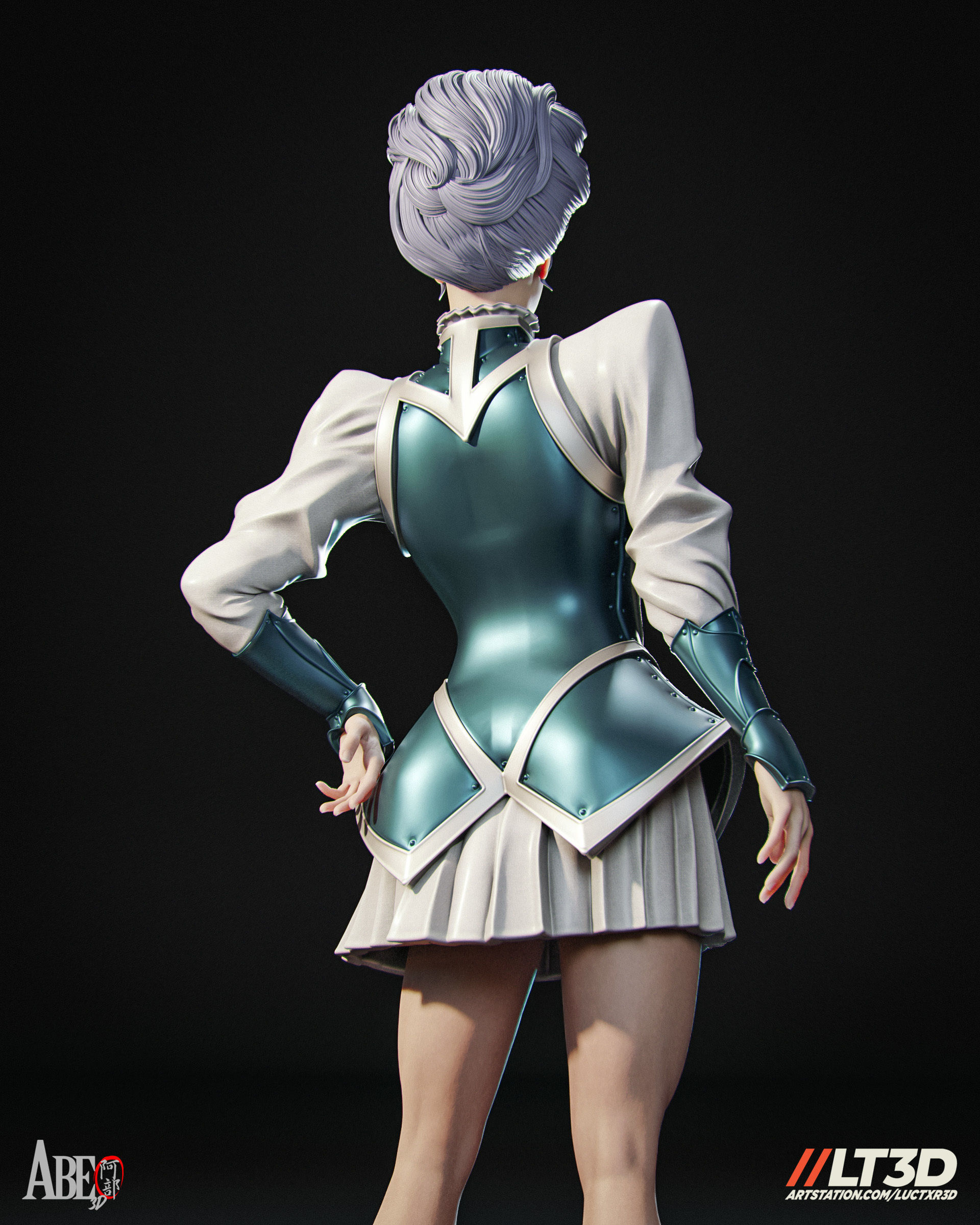 Captain Britain - Betsy Braddock Hellfire Gala 3D print model_13