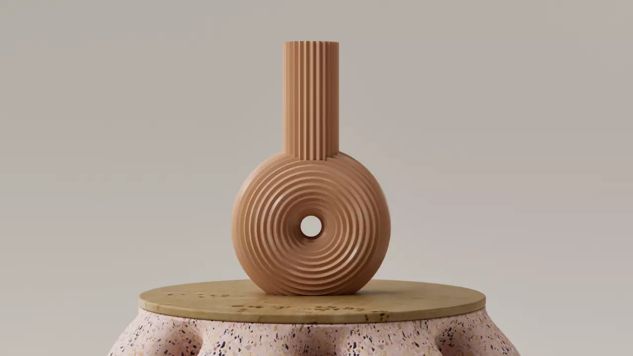 FLORERO - JARRON DECORATIVO CONTEMPORANEO 3D print model_0