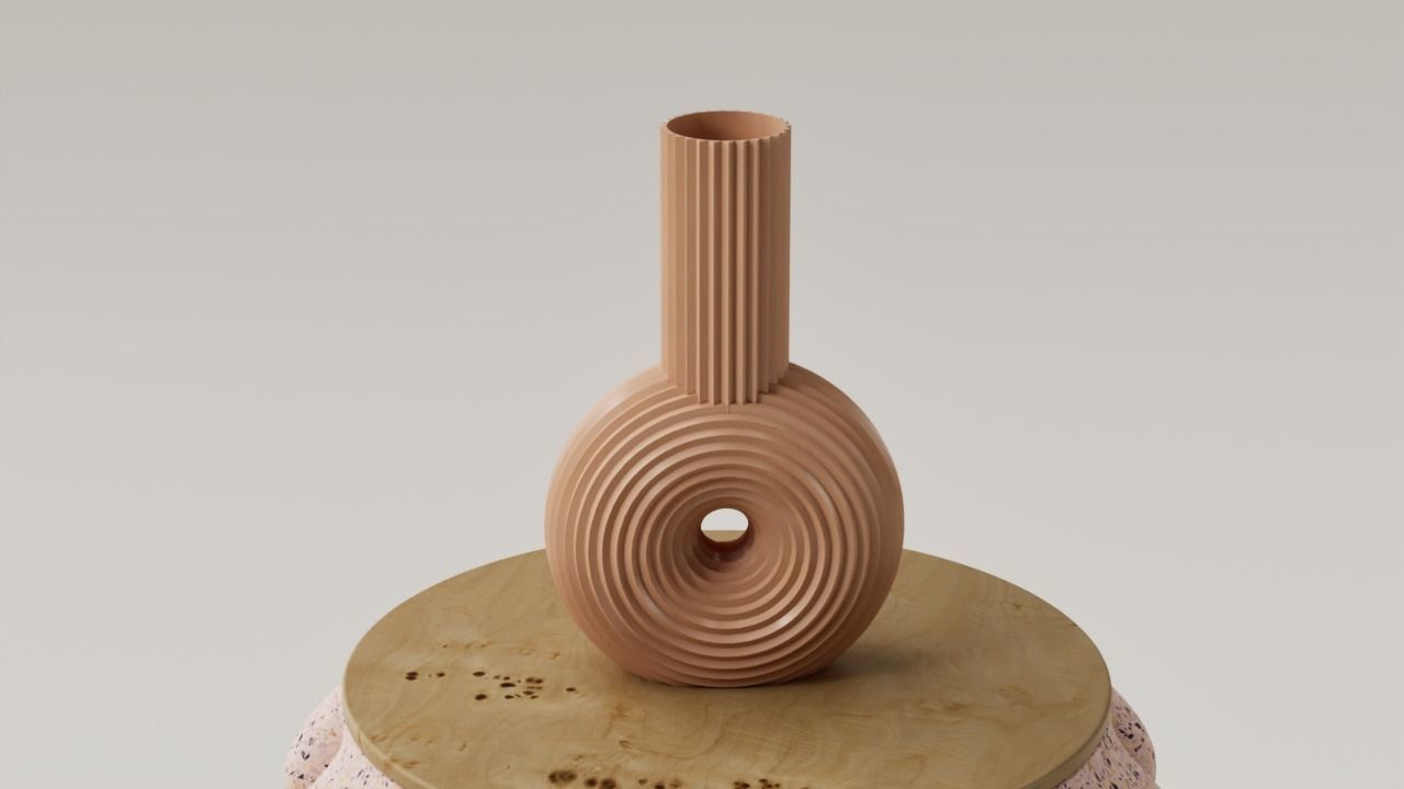 FLORERO - JARRON DECORATIVO CONTEMPORANEO 3D print model_1