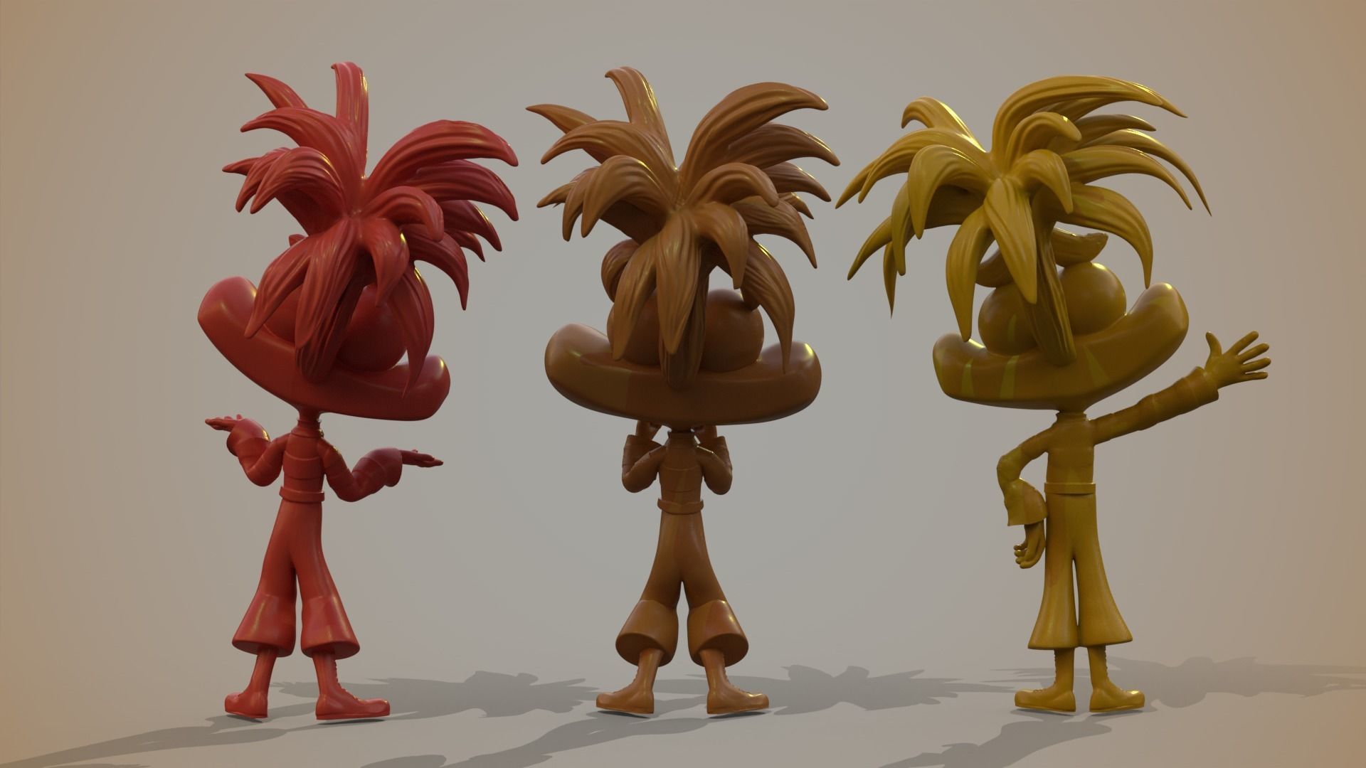 Anxiety  from Inside Out Printable 3D print model_5