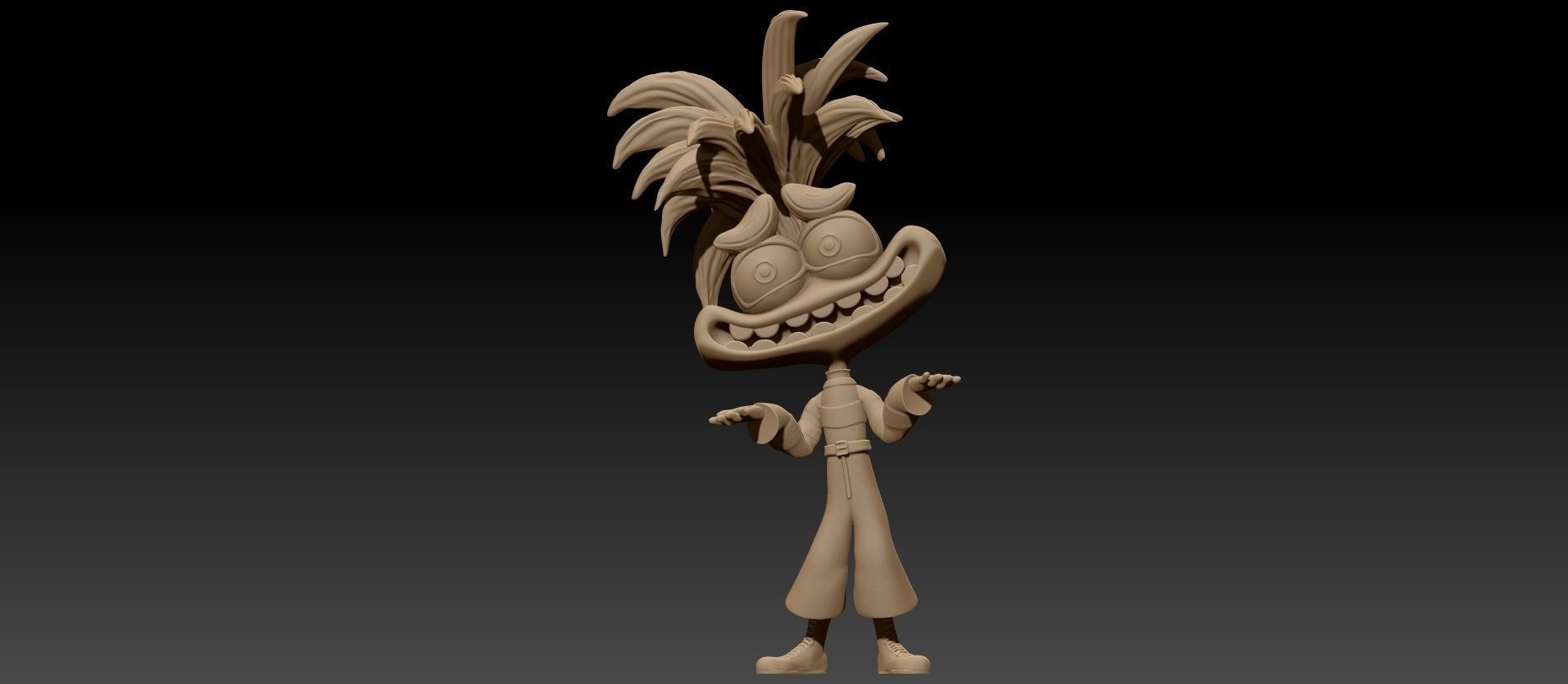 Anxiety  from Inside Out Printable 3D print model_7