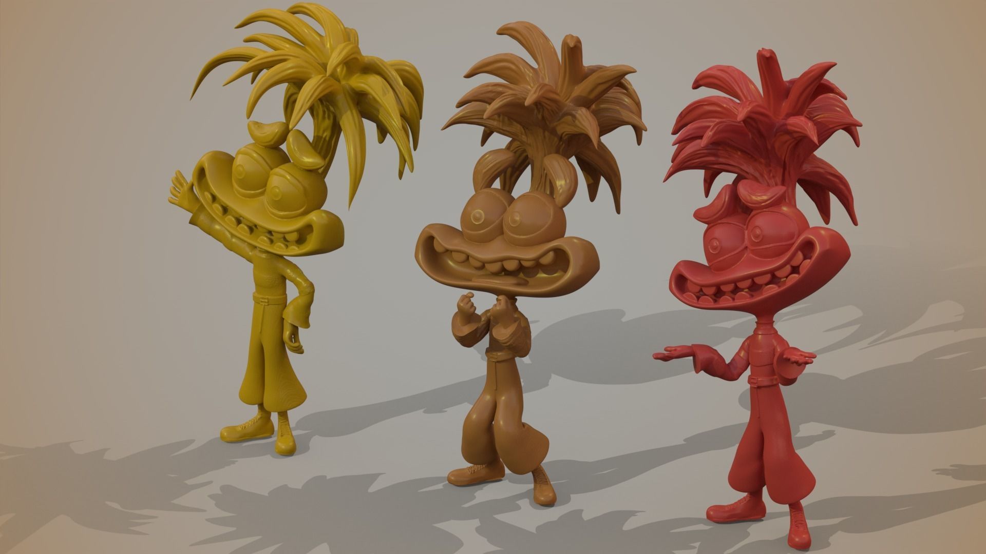 Anxiety  from Inside Out Printable 3D print model_6