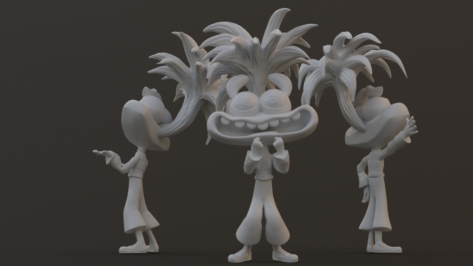 Anxiety  from Inside Out Printable 3D print model_2