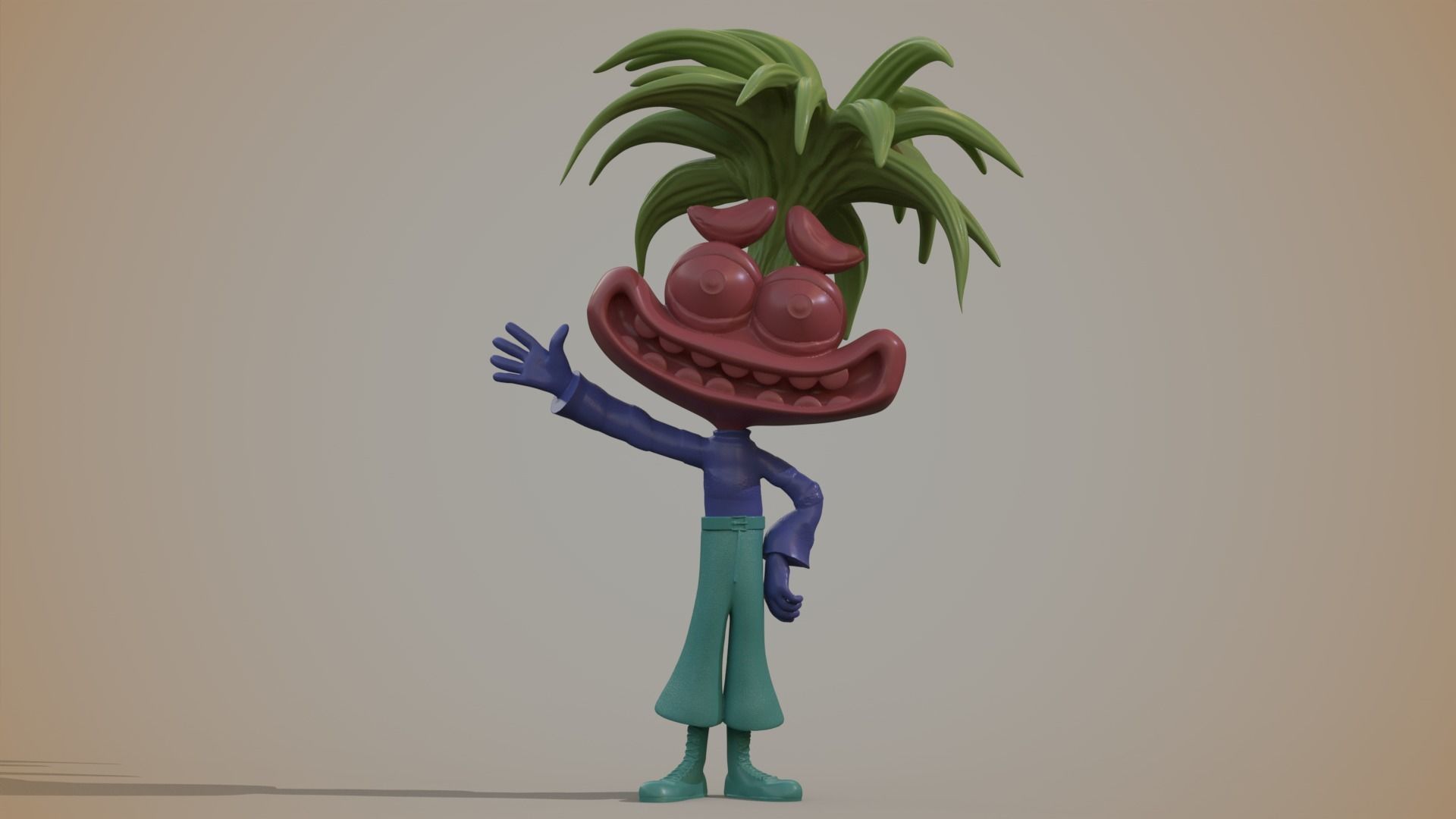 Anxiety  from Inside Out Printable 3D print model_11