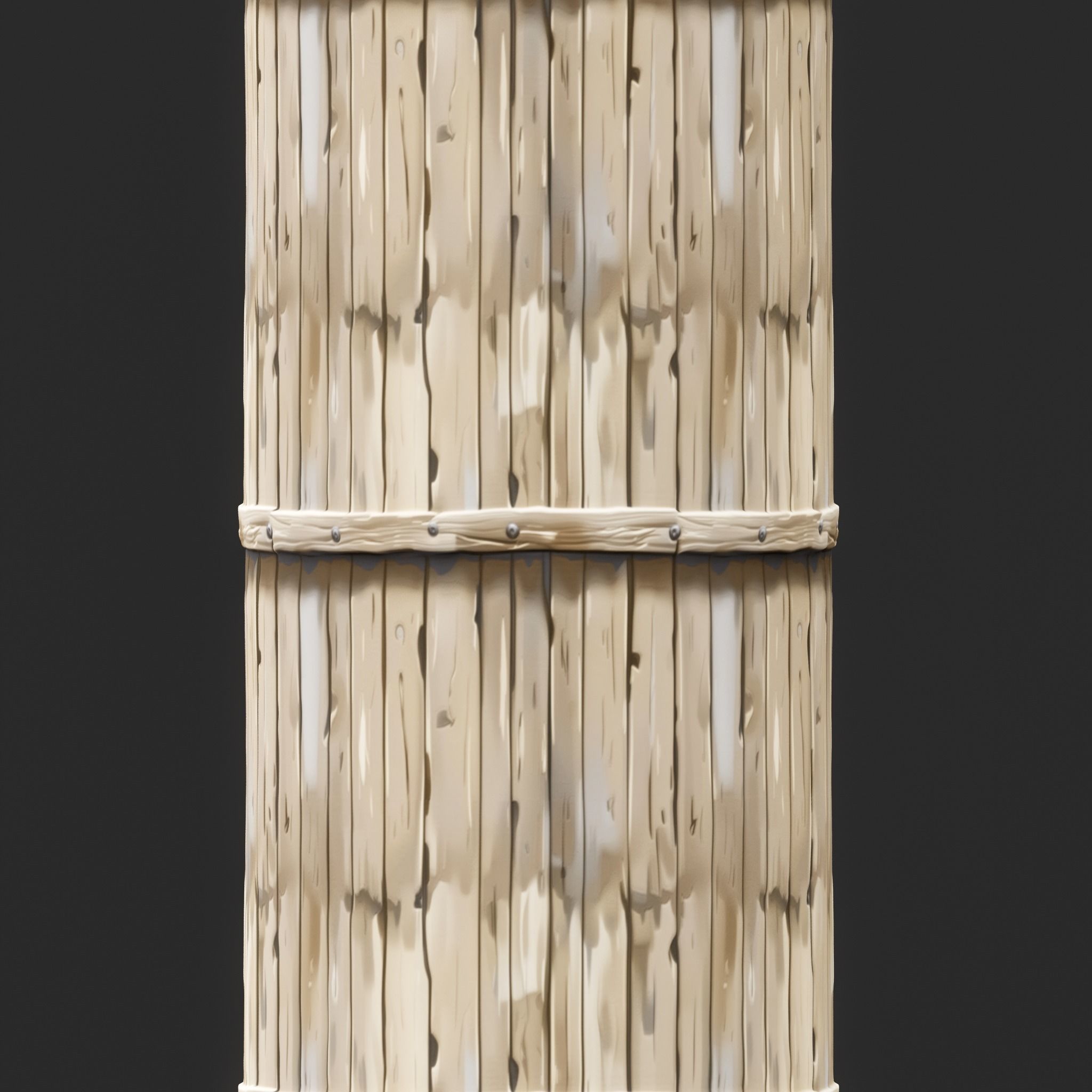 Stylized Wood Fence Seamless Texture  Texture_4